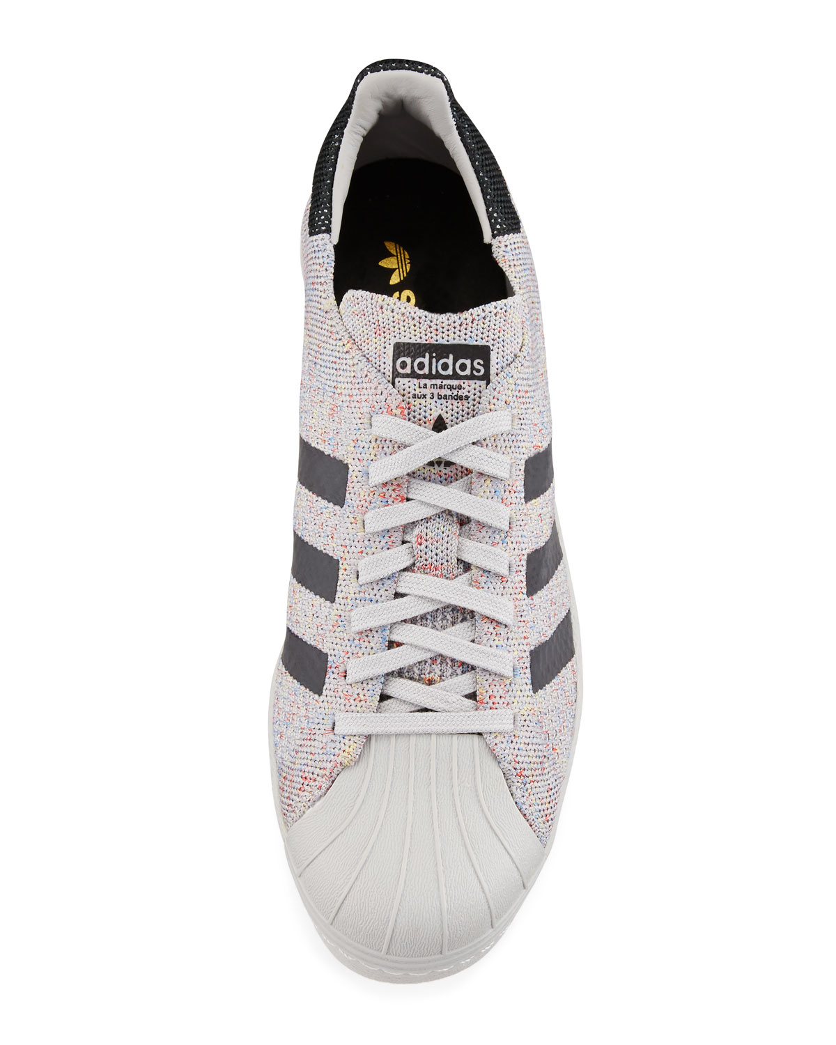 Men's Superstar 80s Primeknit Sneaker, White/Black