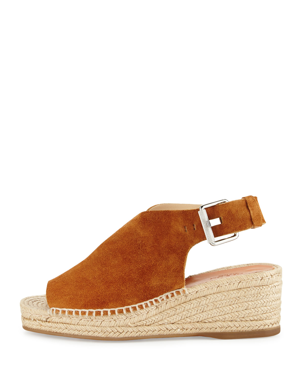 Sienna Crisscross Espadrille Wedge Sandal, Tan