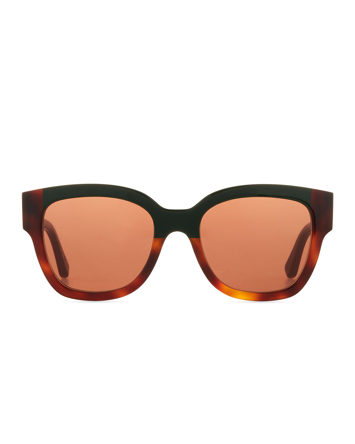 Chunky Square Colorblock Sunglasses