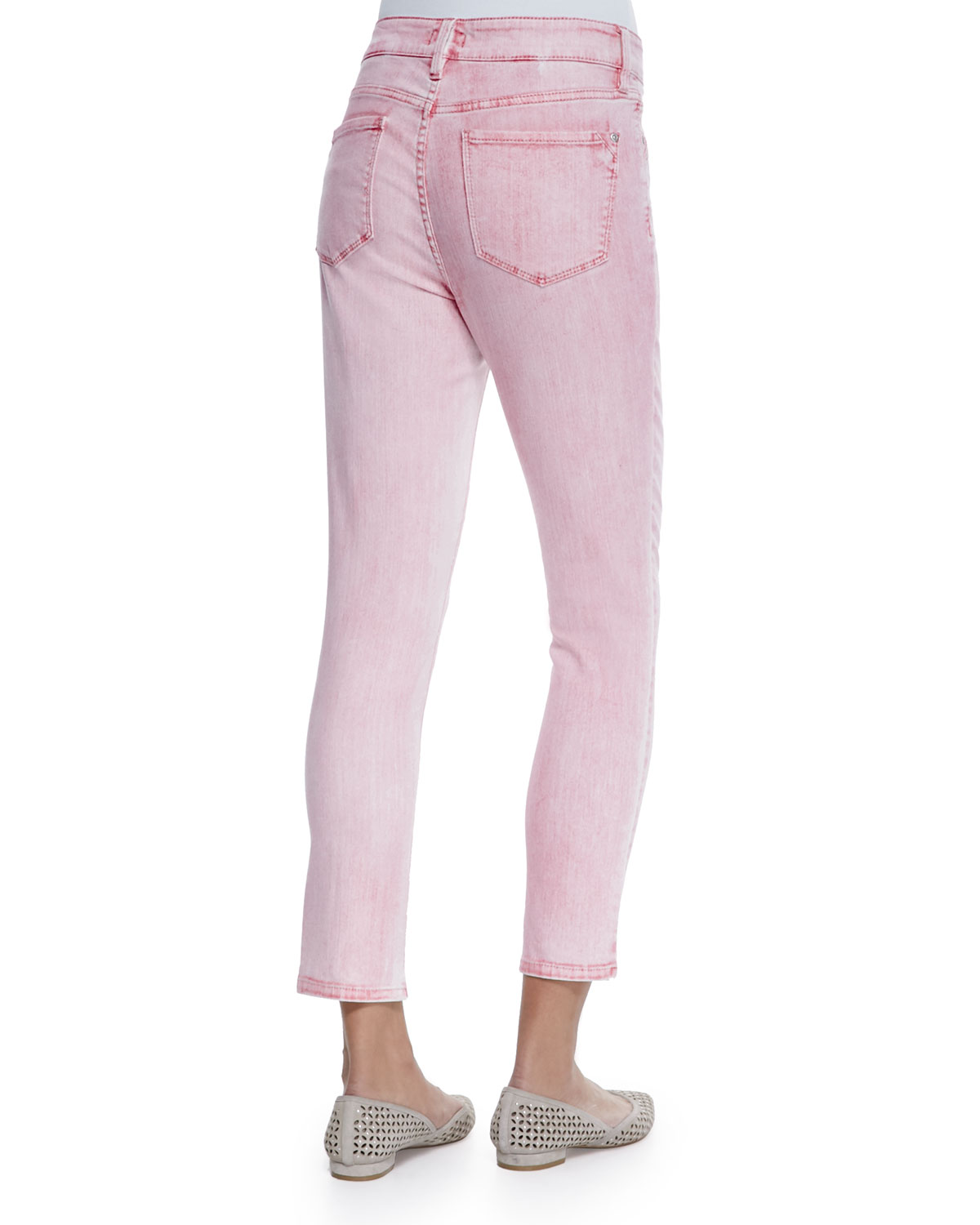 Angie Super Skinny Ankle Jeans, Waterlilly