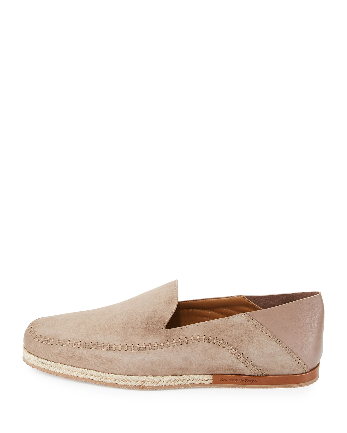 Taormina Suede Espadrille, Beige