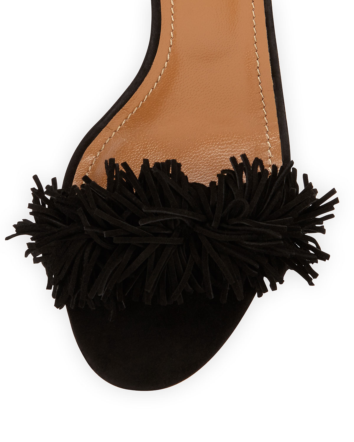 Wild Thing Fringe City Sandal, Black