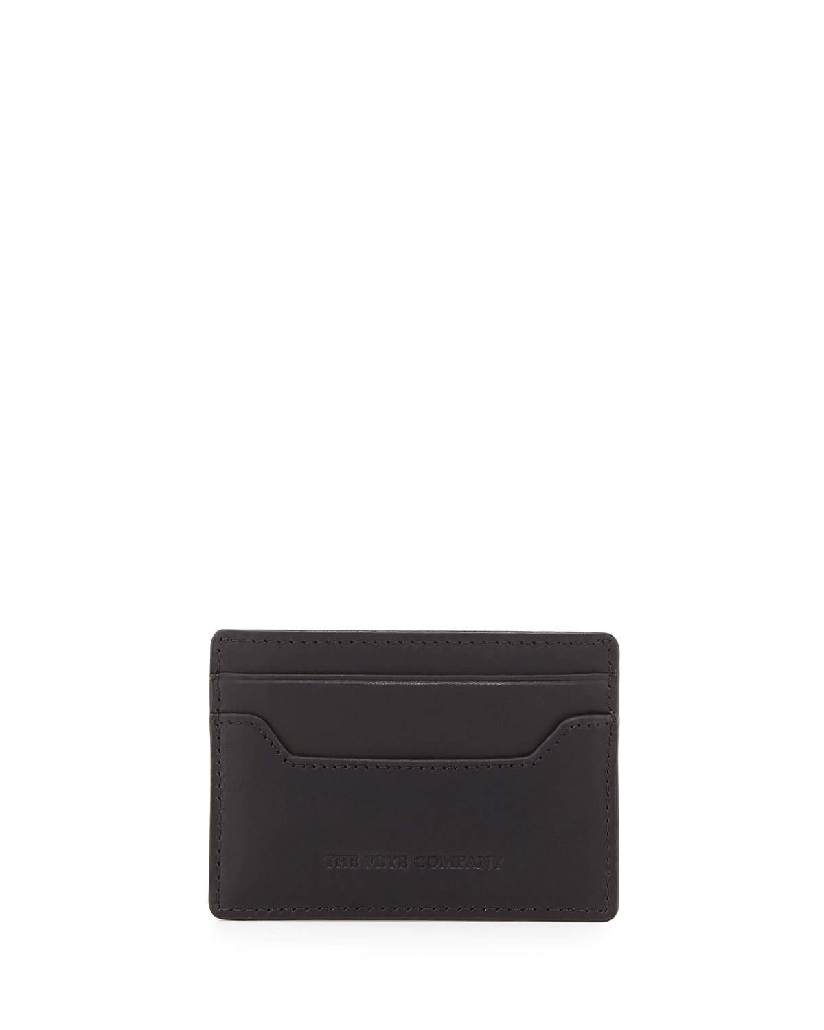 Logan Leather Card Case, Black