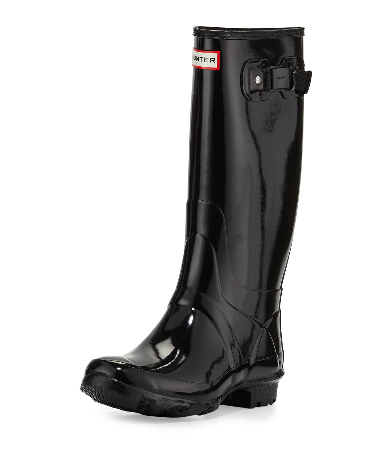 Huntress Gloss Welly, Black