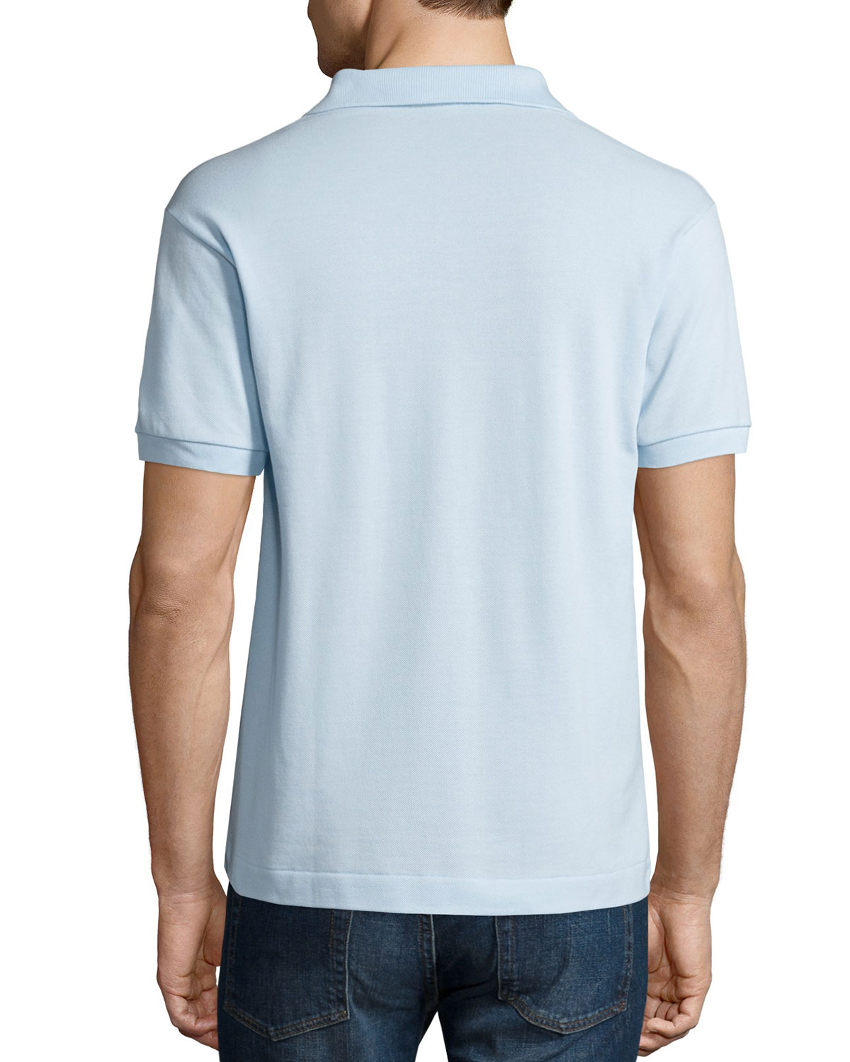 Classic Pique Polo, Light Blue