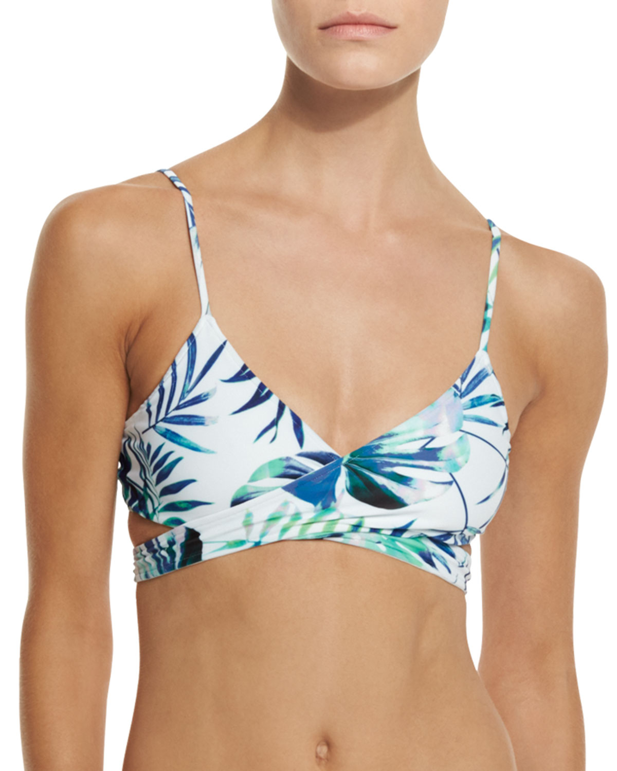 Peruvian Palm Chloe Reversible Wrap Swim Top