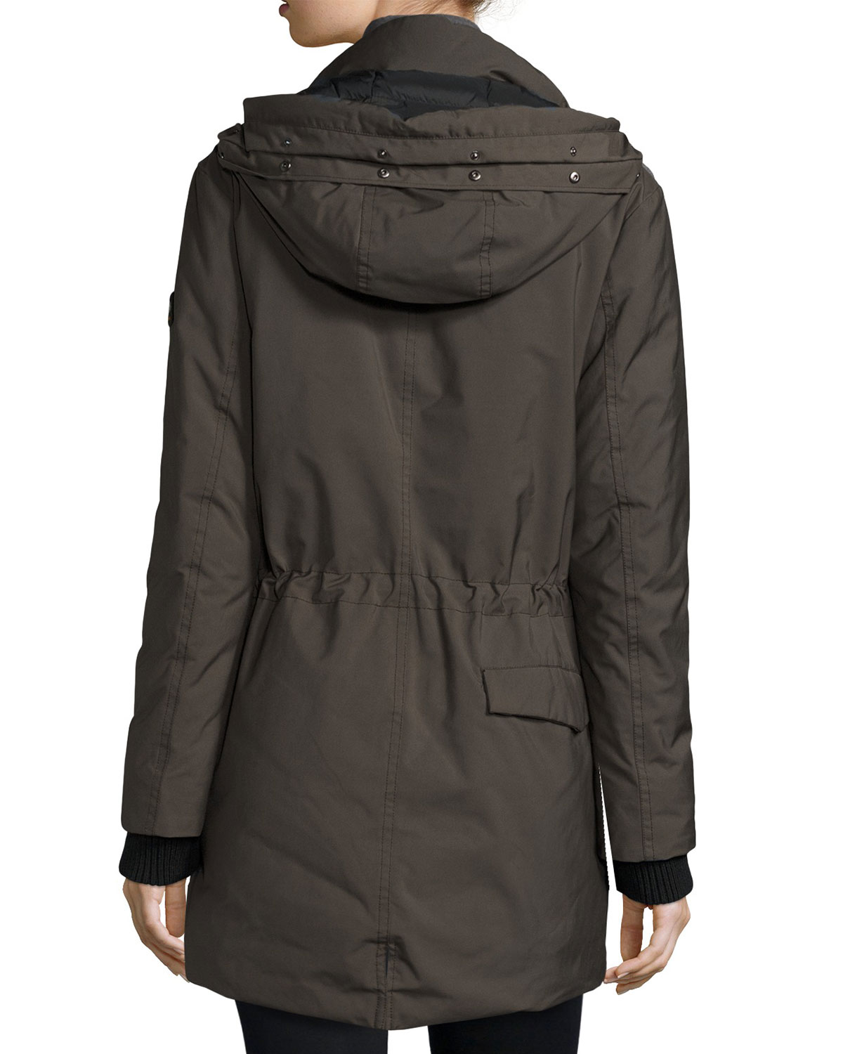 Hooded Oxford Coat, Lava