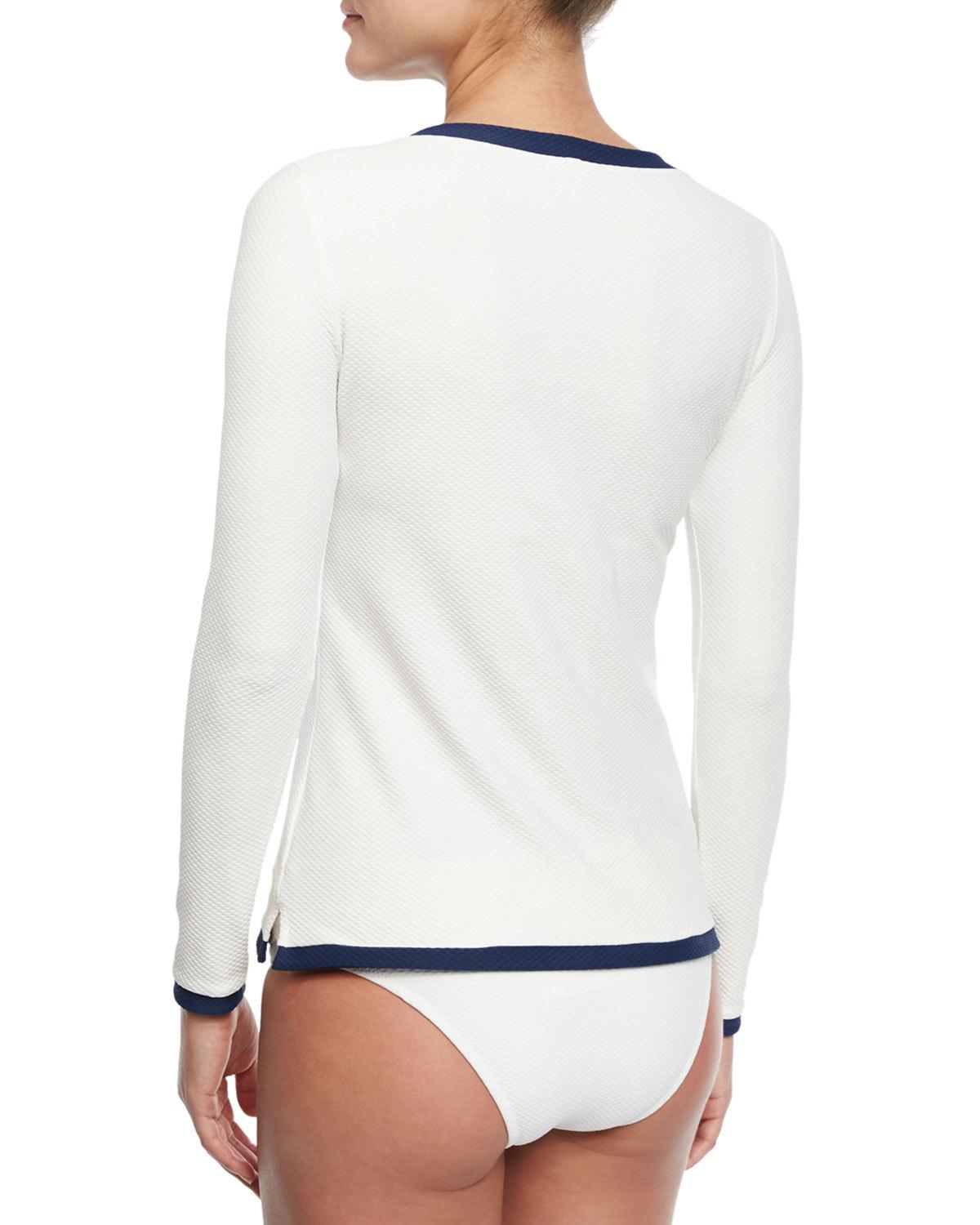 Signature Rash Guard, White