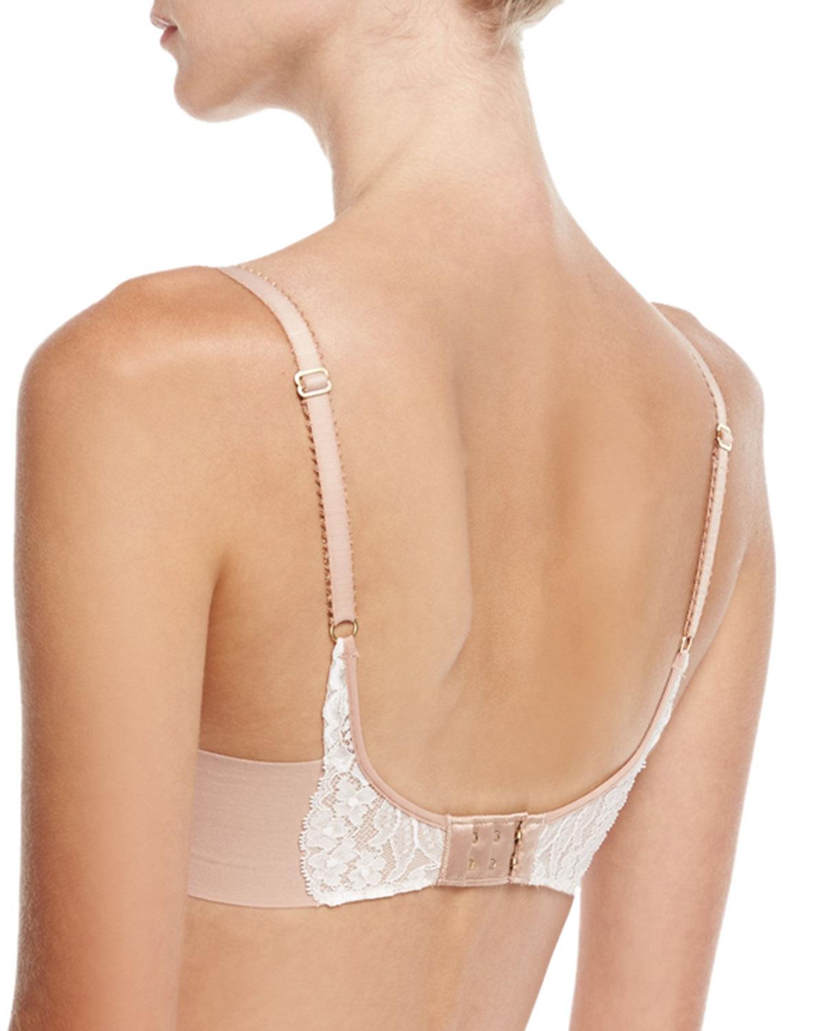 Bella Admiring Contour Plunge Bra, Pink