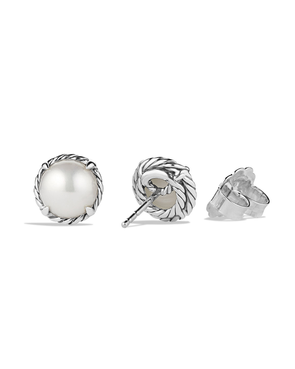 Chatelaine Earrings with Pearls