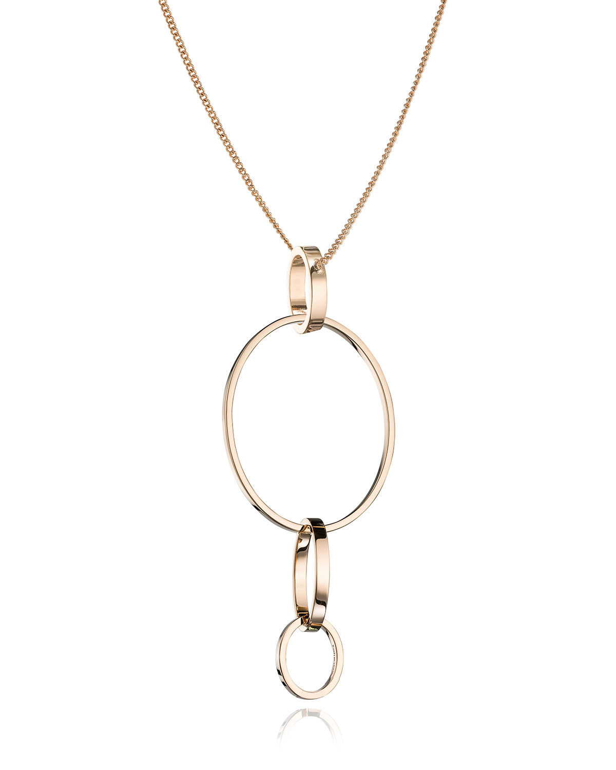 Cassio Open Circle Pendant Necklace