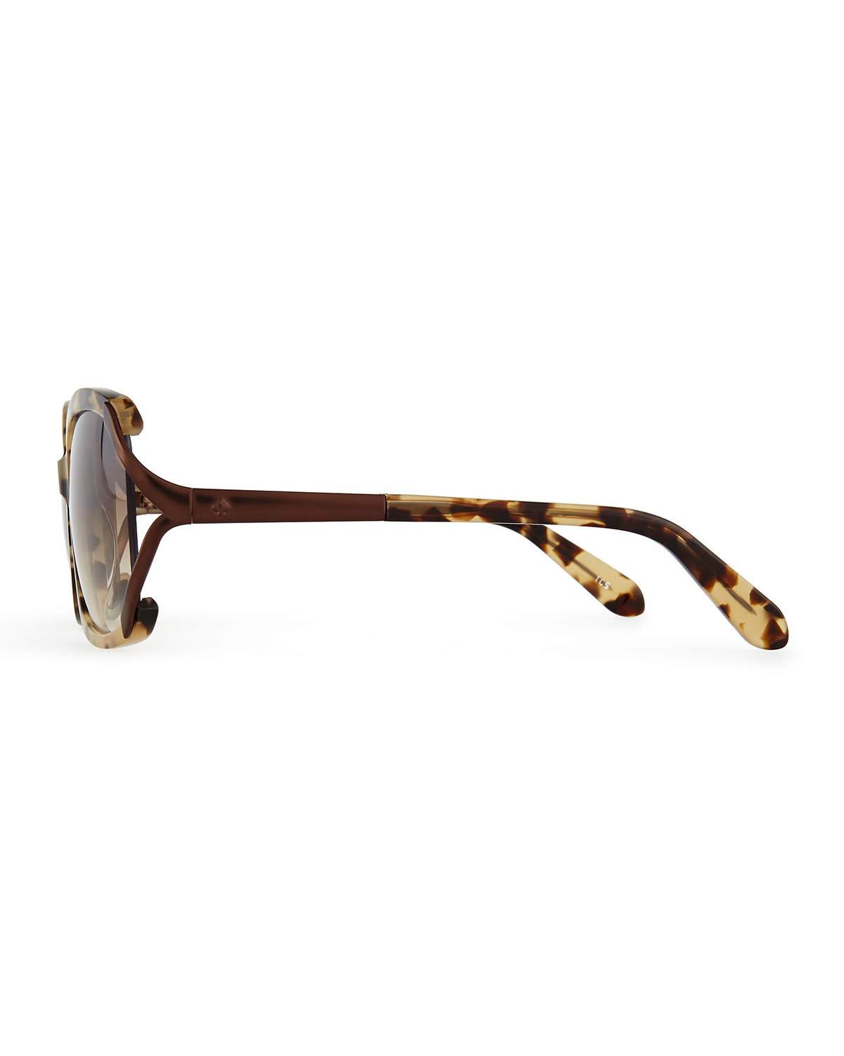 laurie butterfly sunglasses, havana tortoise