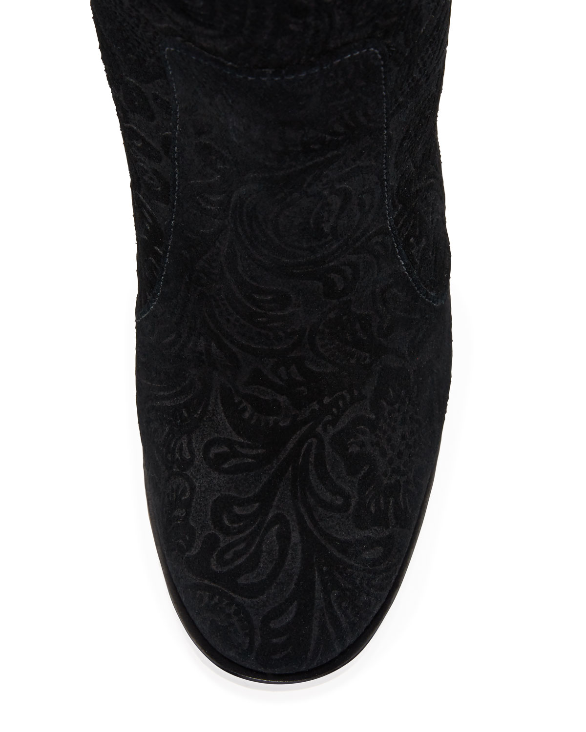 Kendra Brocade 100mm Bootie, Baroque Black