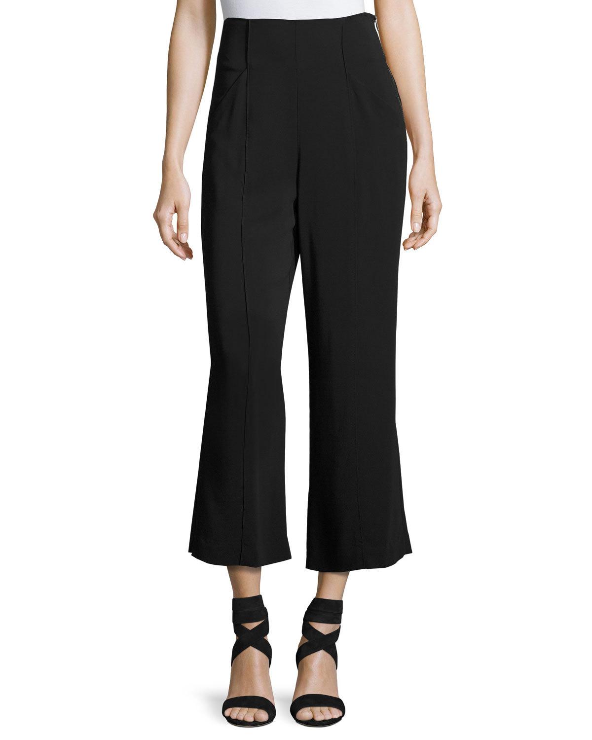 Marley Wide-Leg Cropped Pants 