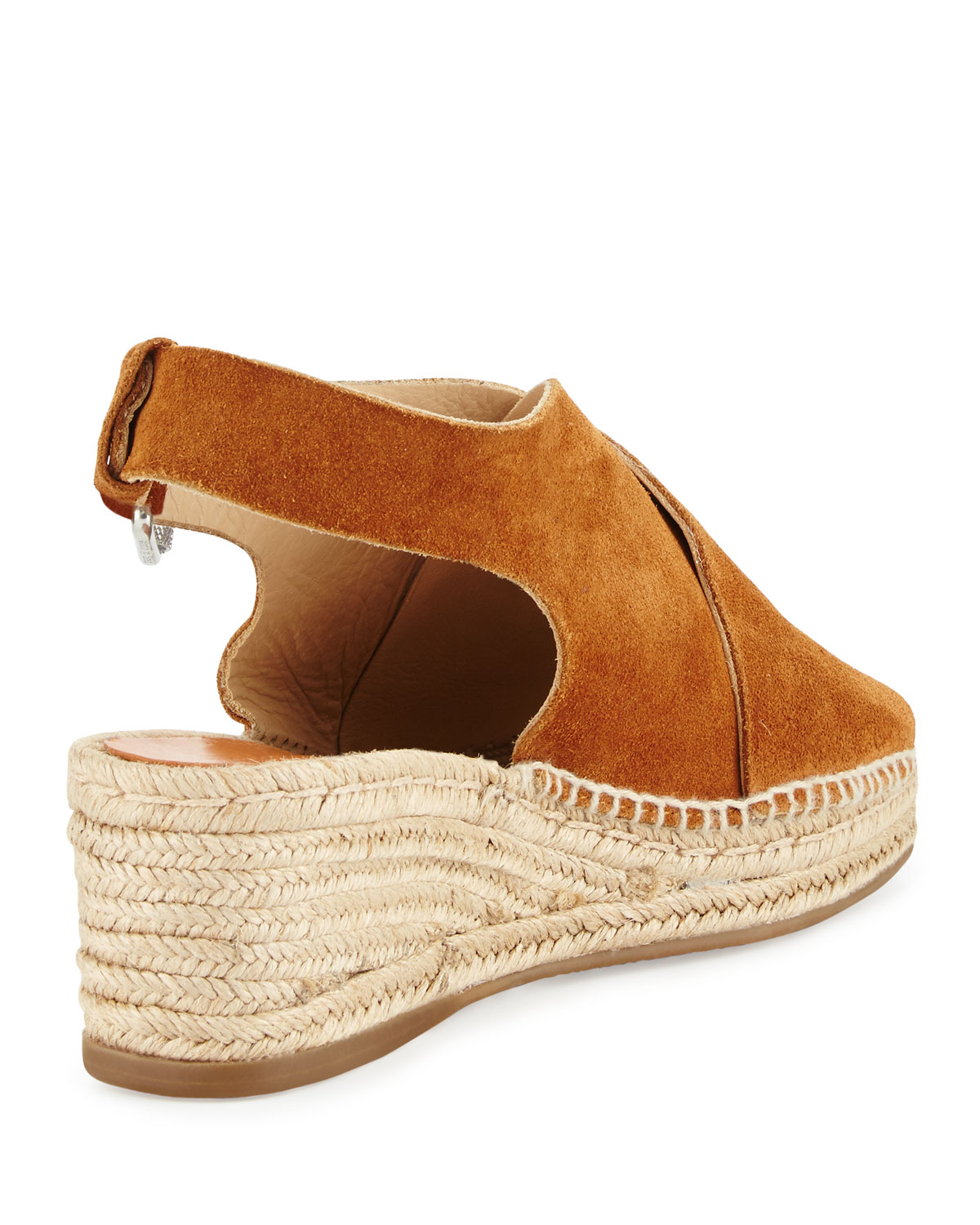 Sienna Crisscross Espadrille Wedge Sandal, Tan