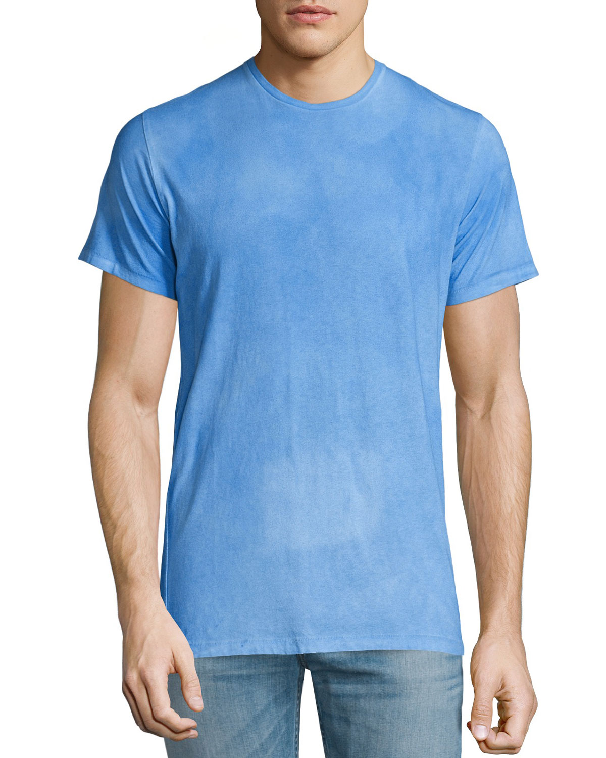 Tie-Dye Short-Sleeve T-Shirt, Bright Blue