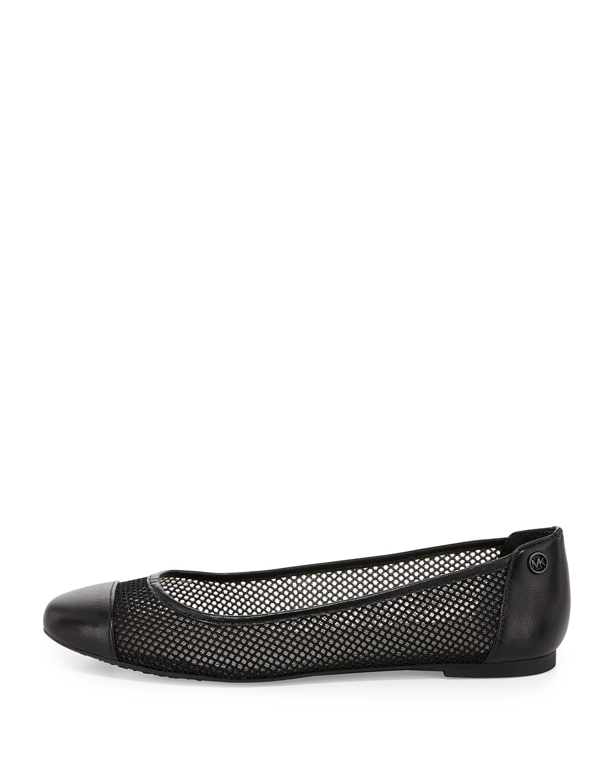 Joni Mesh Ballerina Flat, Black