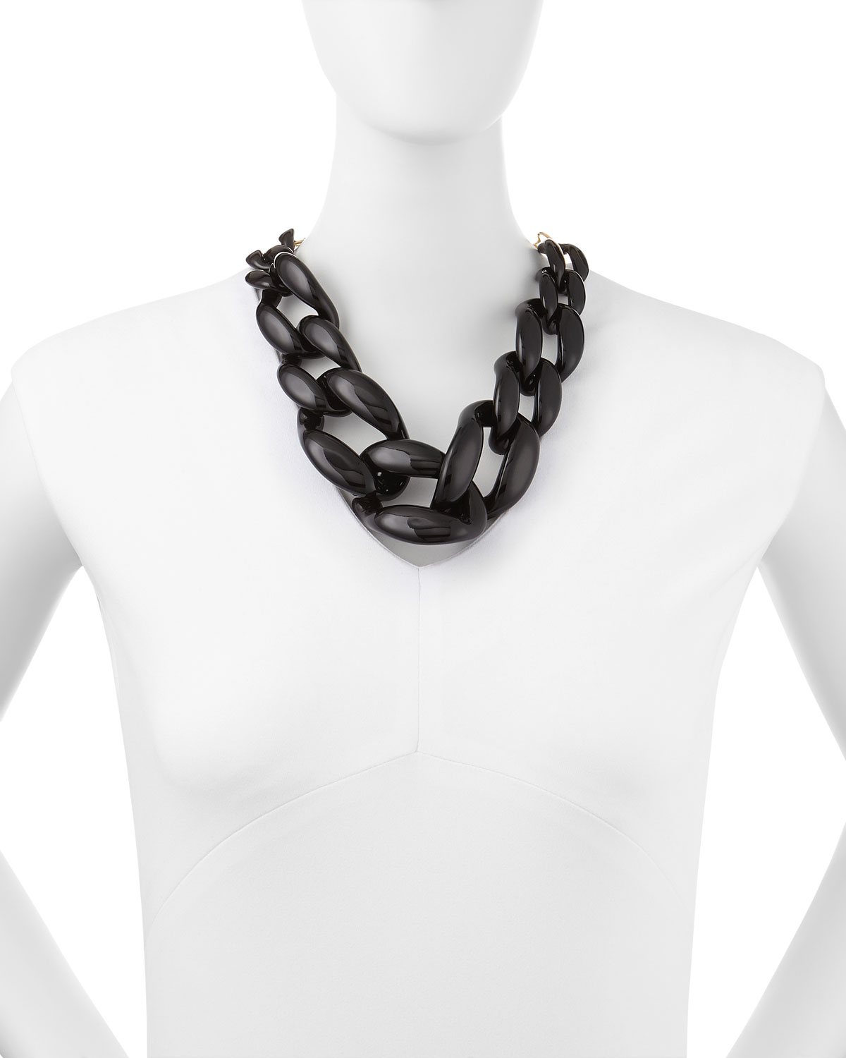 Black Link Necklace