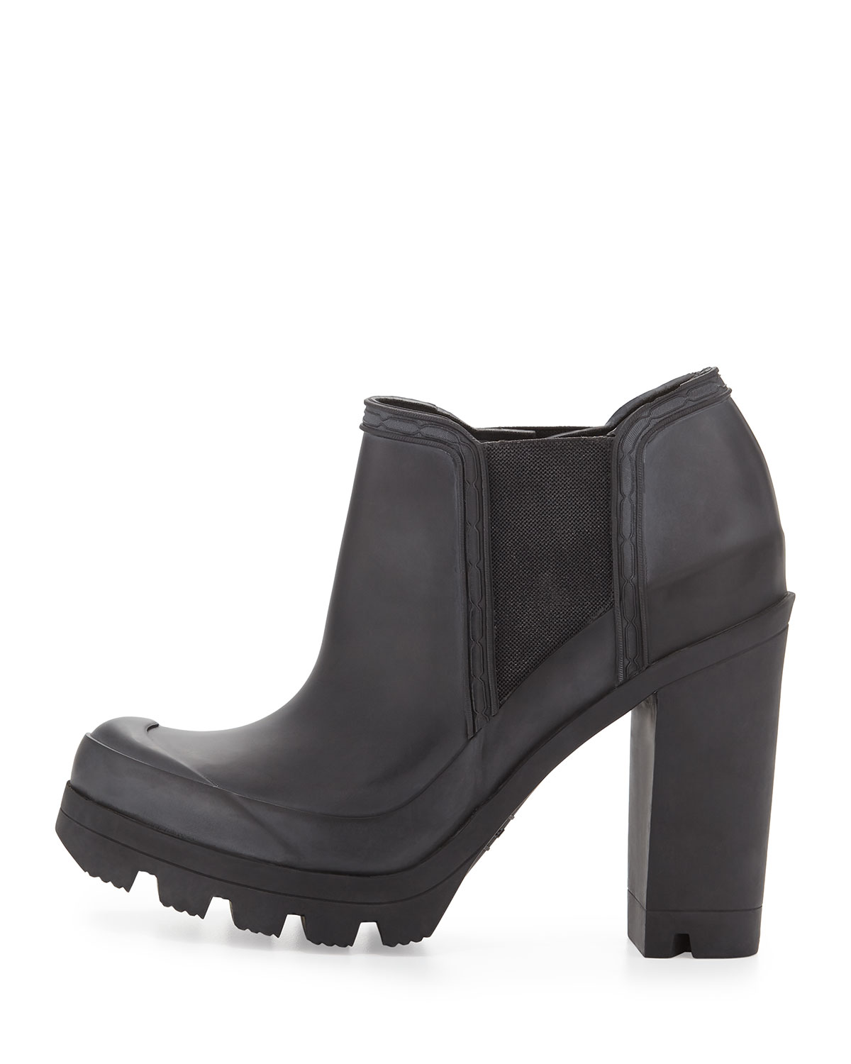 Original High-Heel Rubber Boot, Black