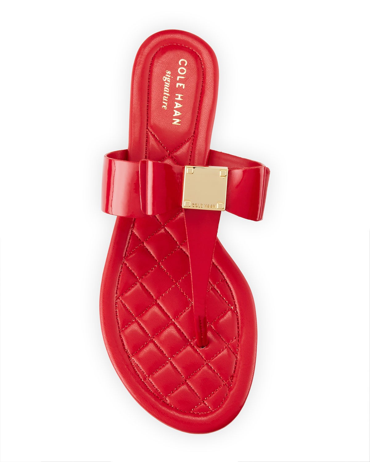 Tali Bow T-Strap Sandal, Tingo Red