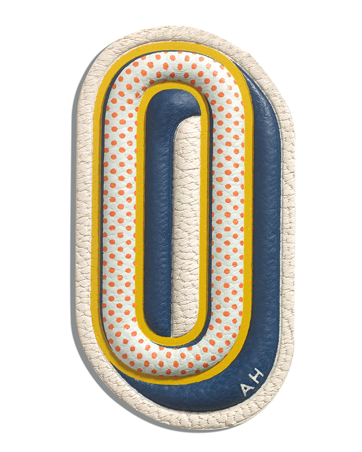 "0" Sticker for Handbag