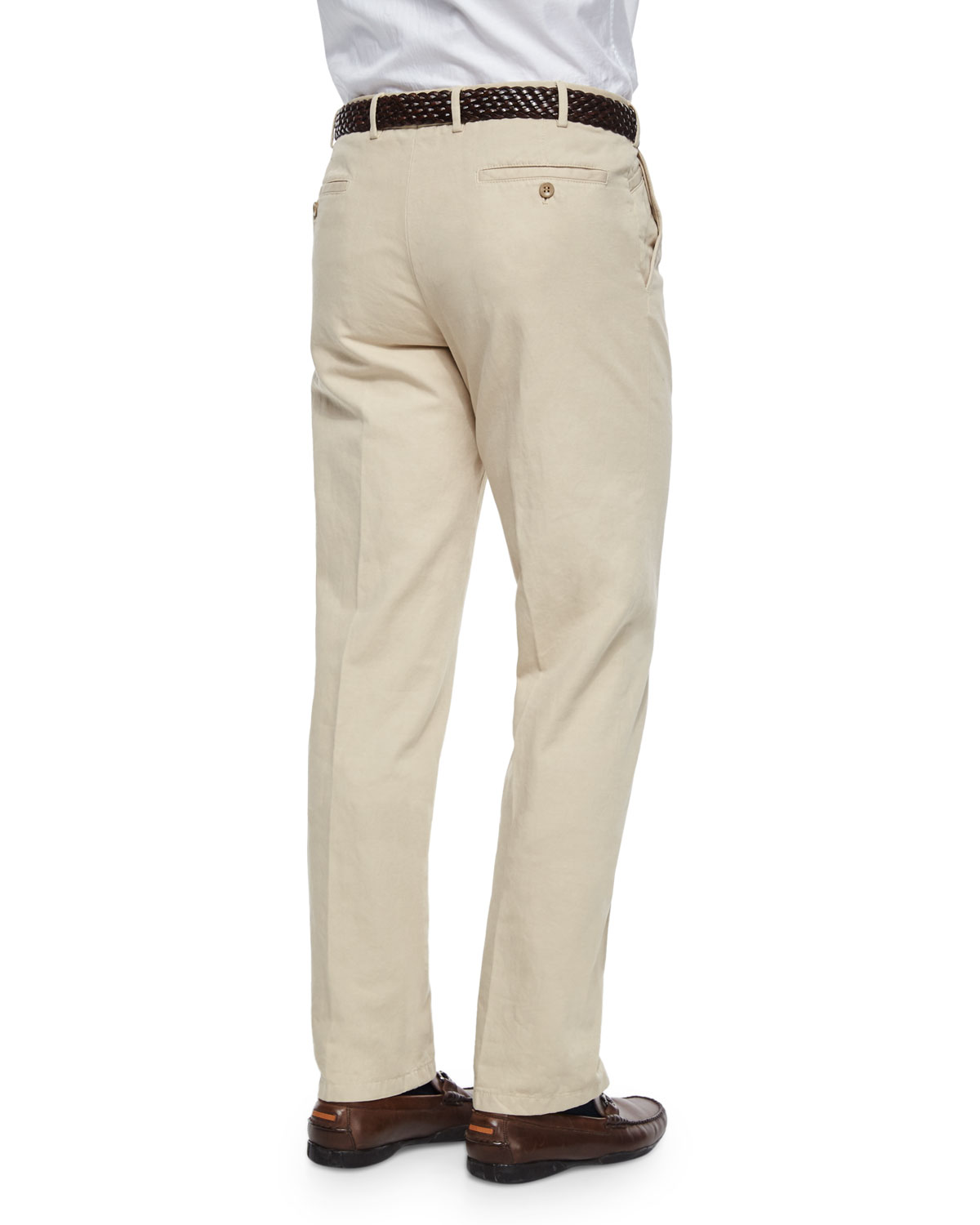 St. Malo Regular-Fit Dyed Pants, Sand