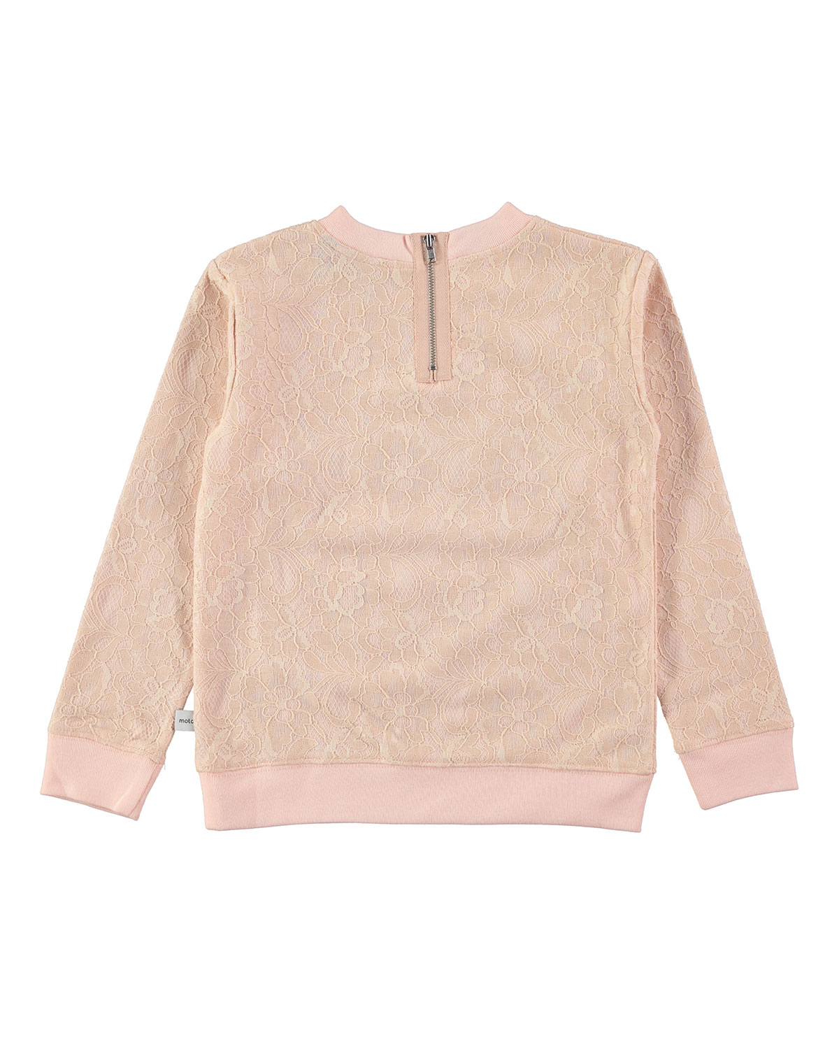 Monelle Lace Yehaa Pullover Sweatshirt, Withered Rose, Size 6-12