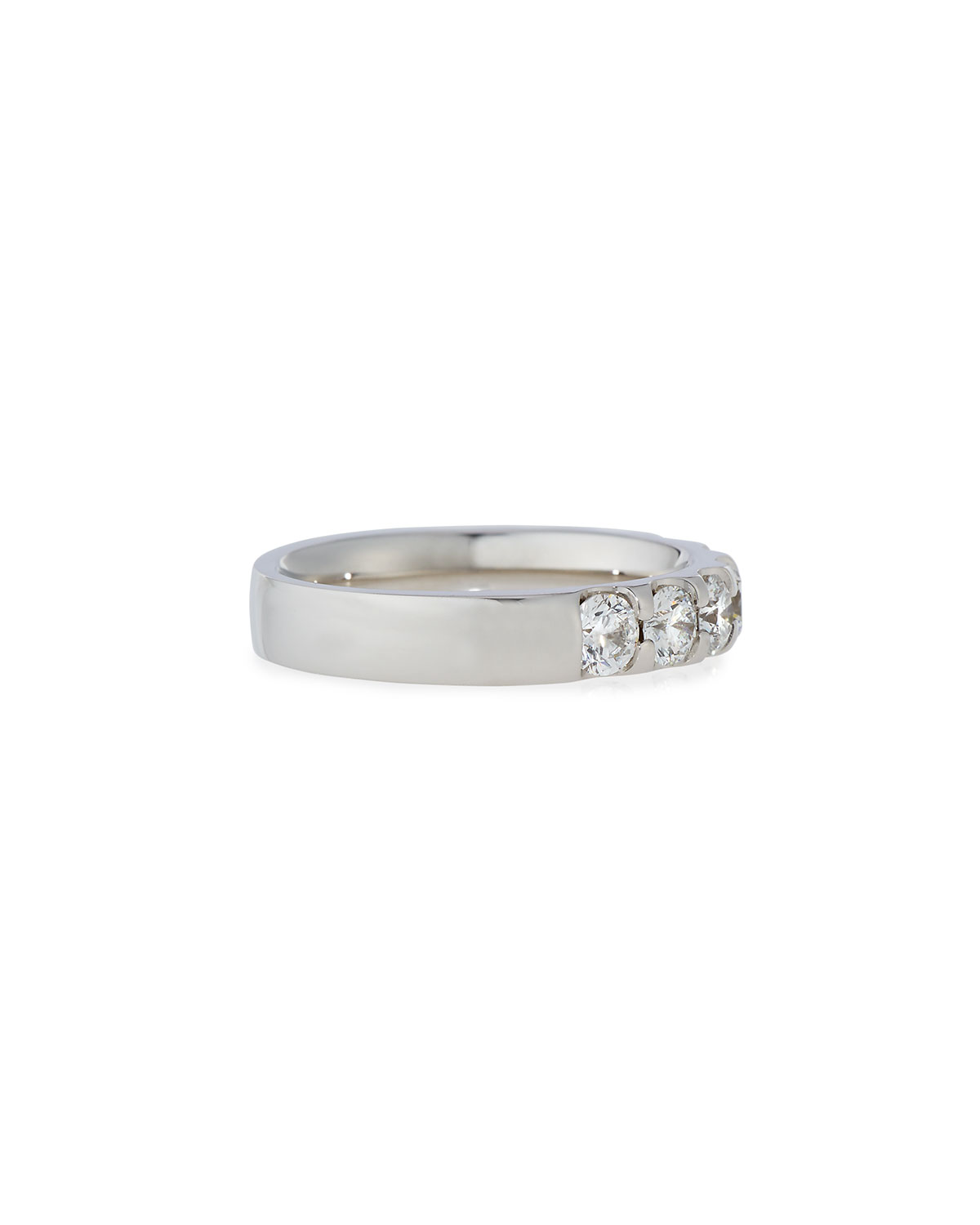 Diamond Eternity Band in 18K White Gold, 1.5 tdcw