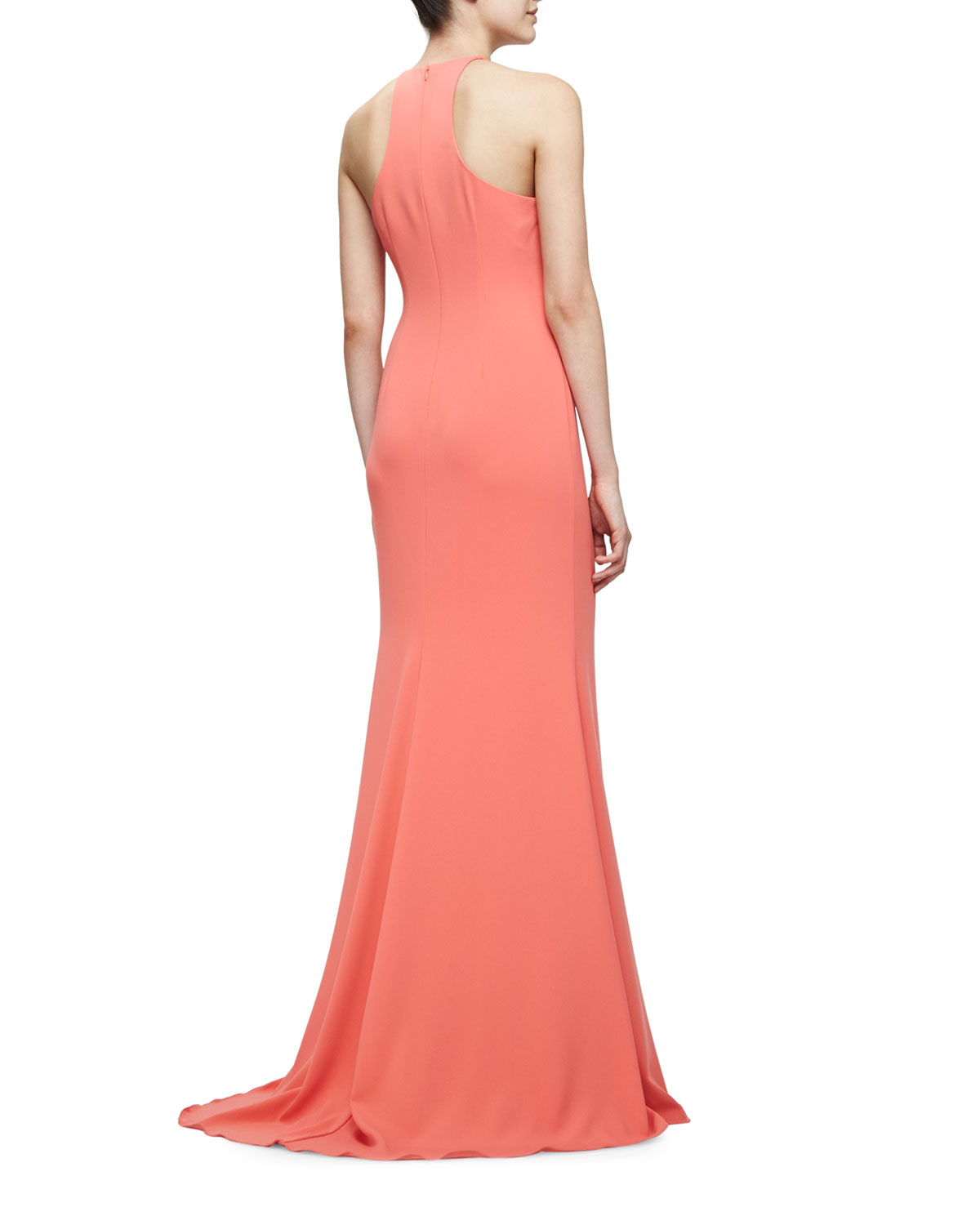 Sleeveless Halter Gown