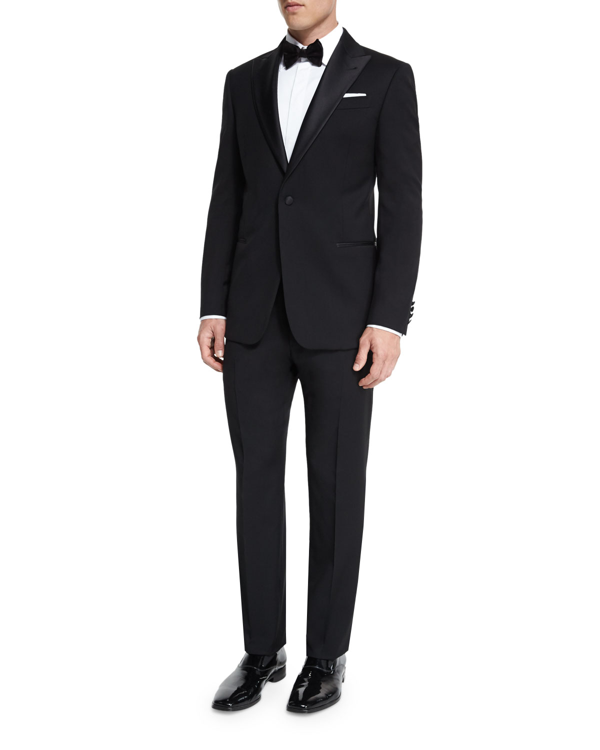 G-Line Peak-Lapel Wool Tuxedo