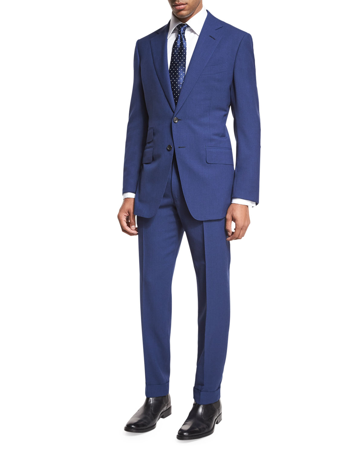 oconnor base fresco two-piece suit, bright blue