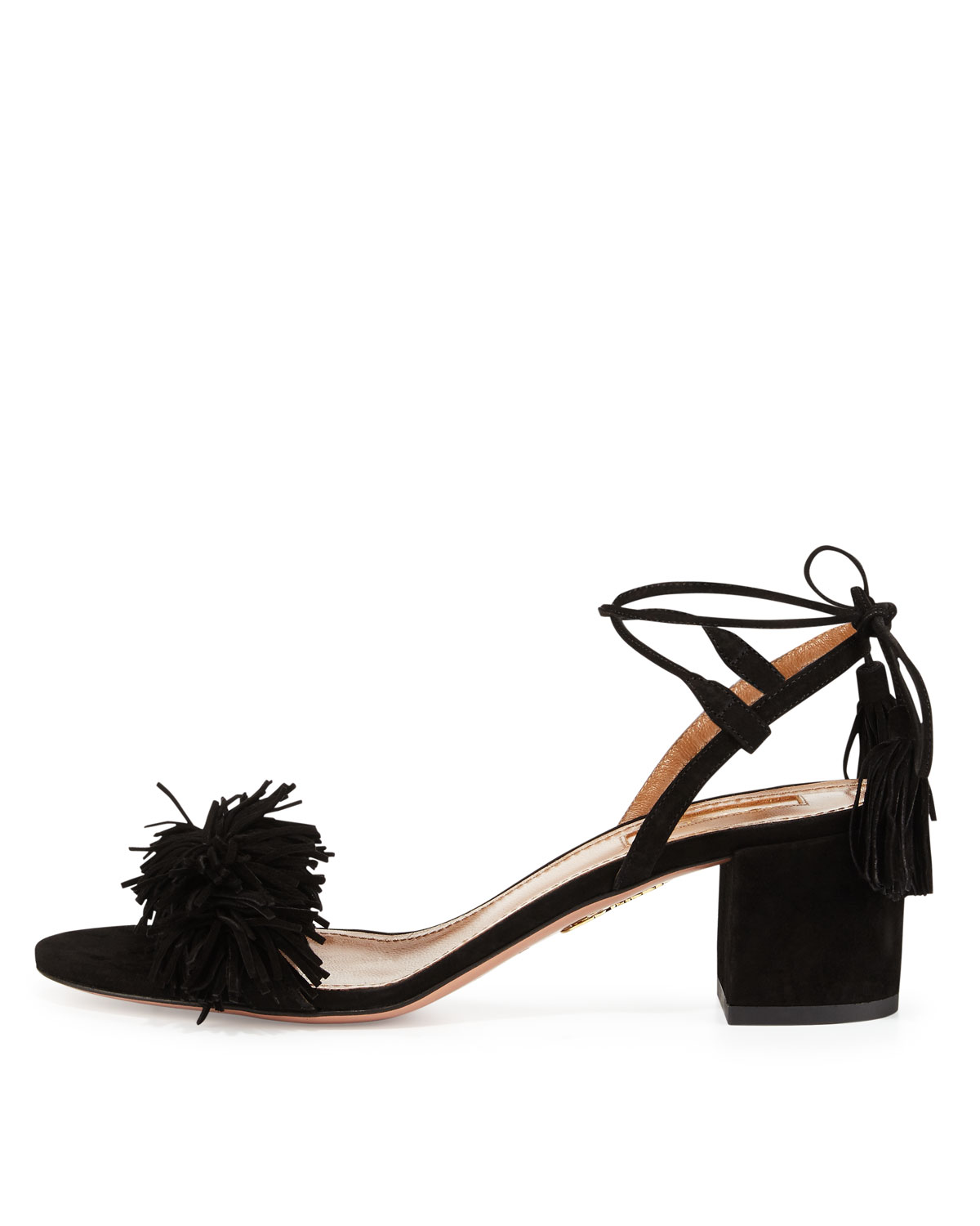 Wild Thing Fringe City Sandal, Black