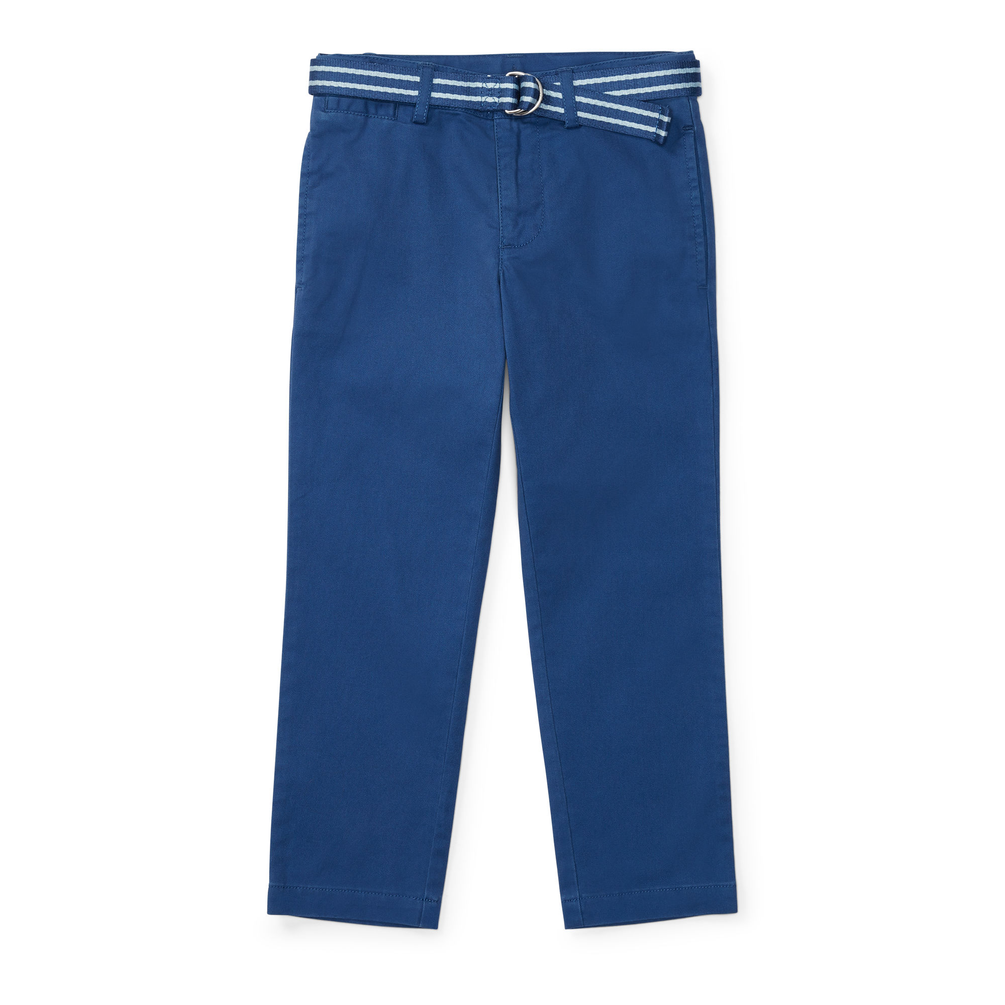 Belted Stretch Cotton Chino