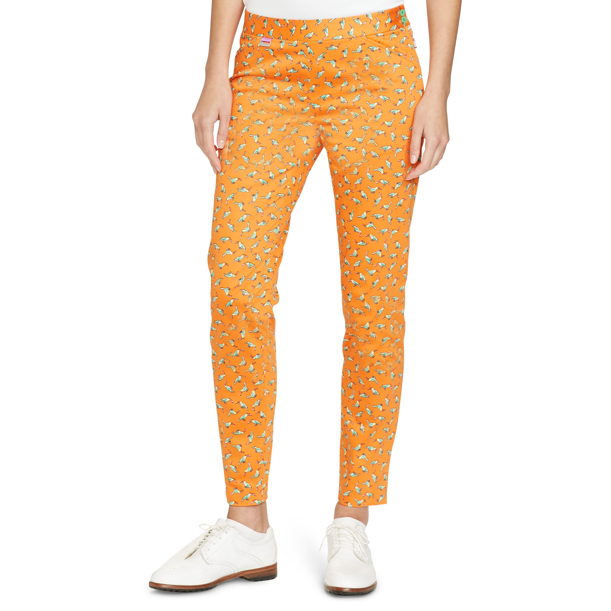 Toucan-Print Skinny Pant