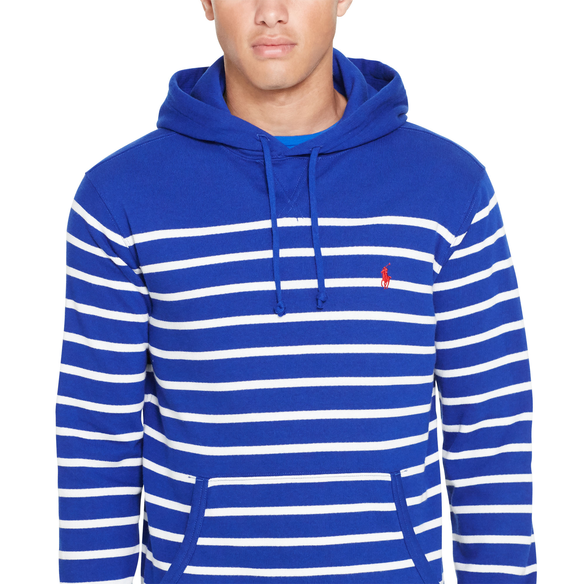 Striped French Terry Hoodie