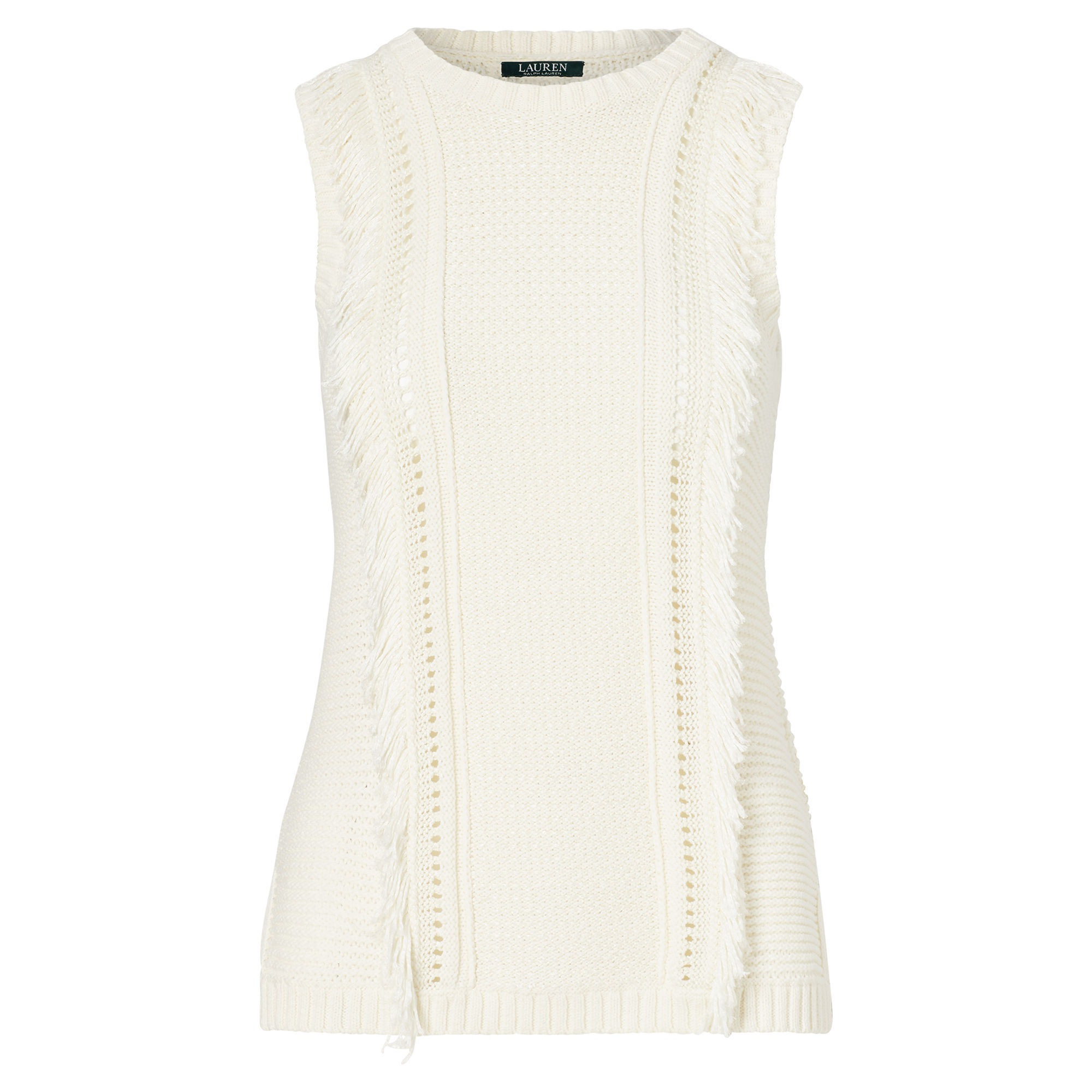 Fringe Sleeveless Sweater