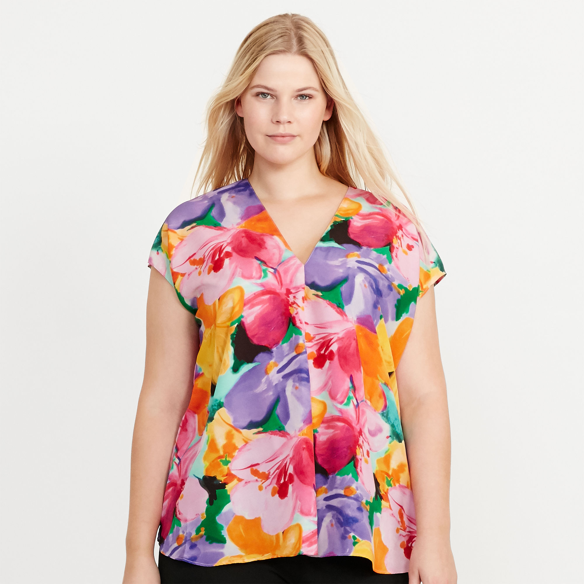 Floral-Print Top