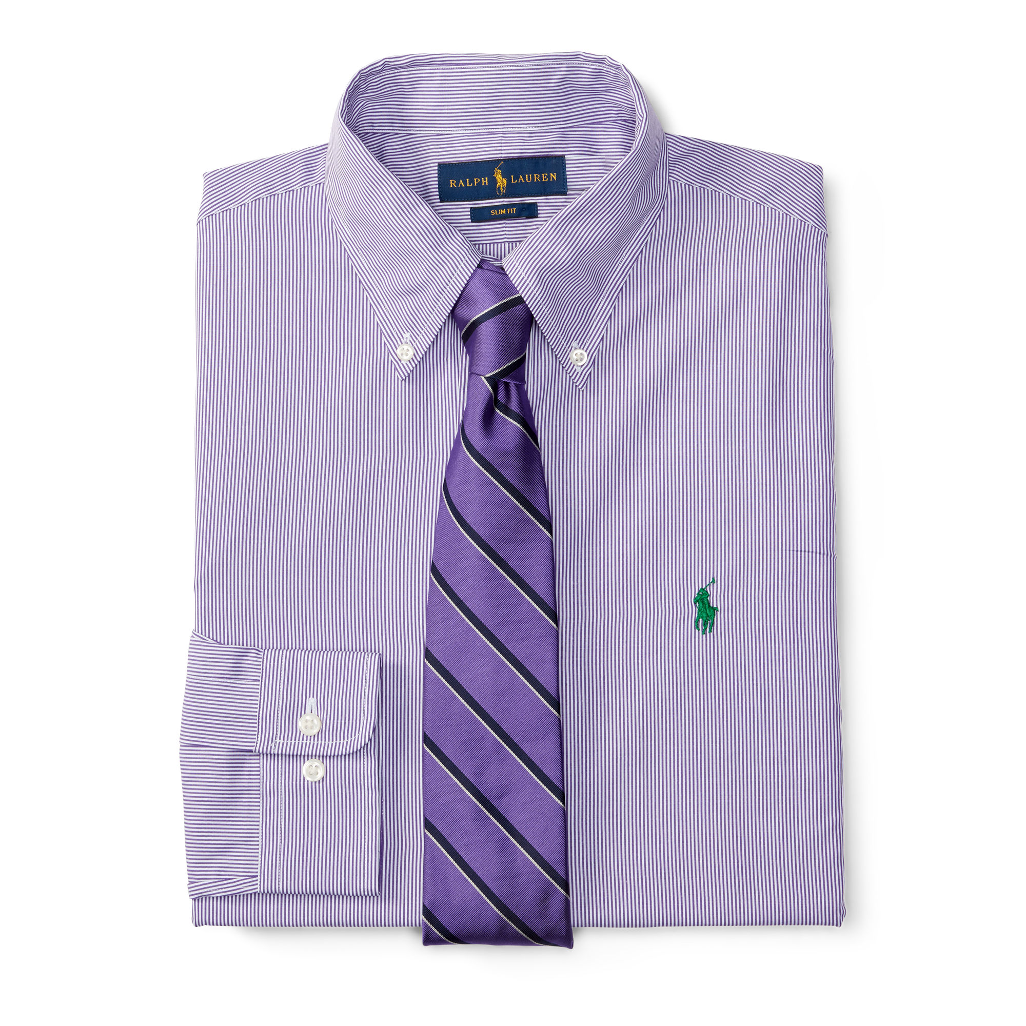 Slim-Fit Poplin Dress Shirt