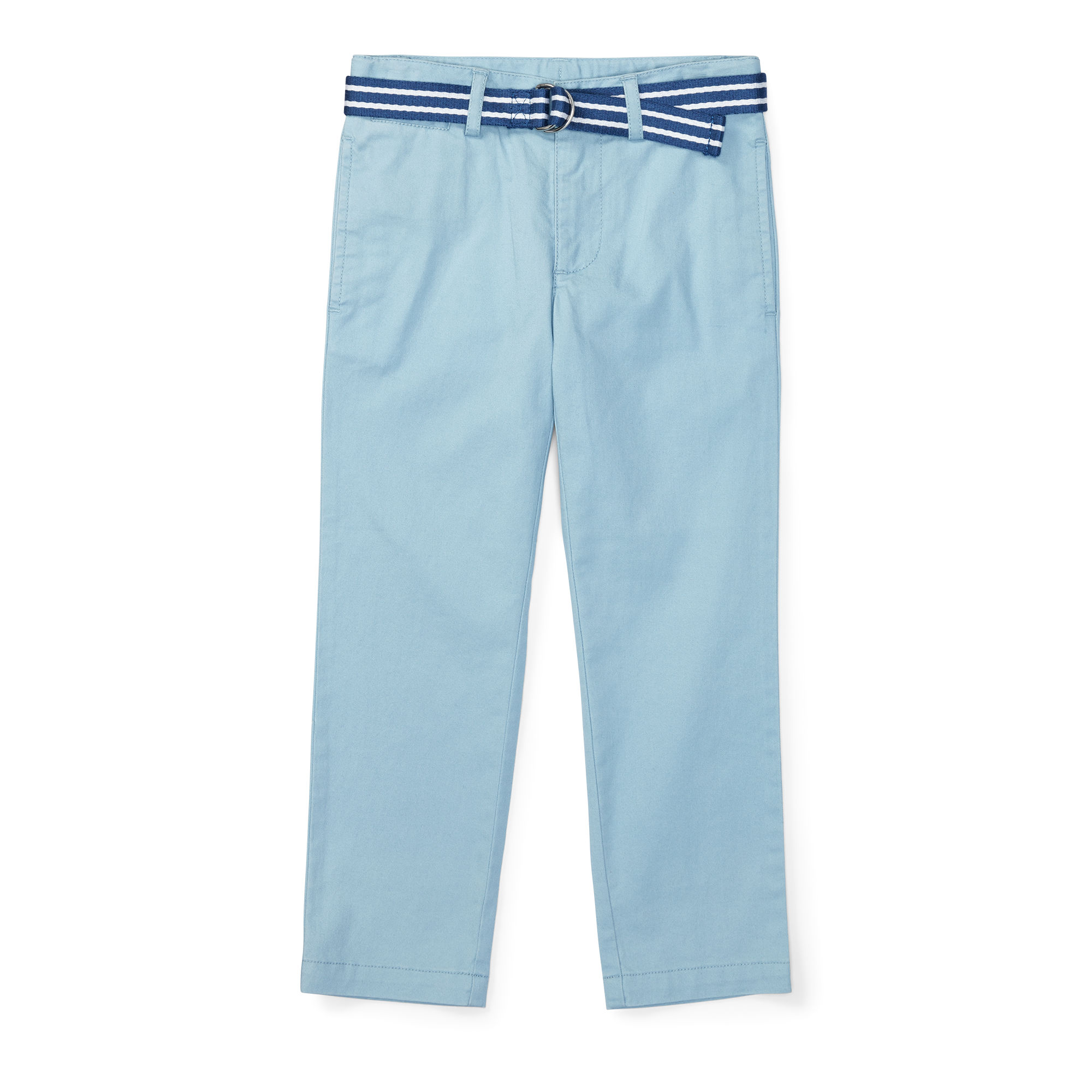 Belted Stretch Cotton Chino