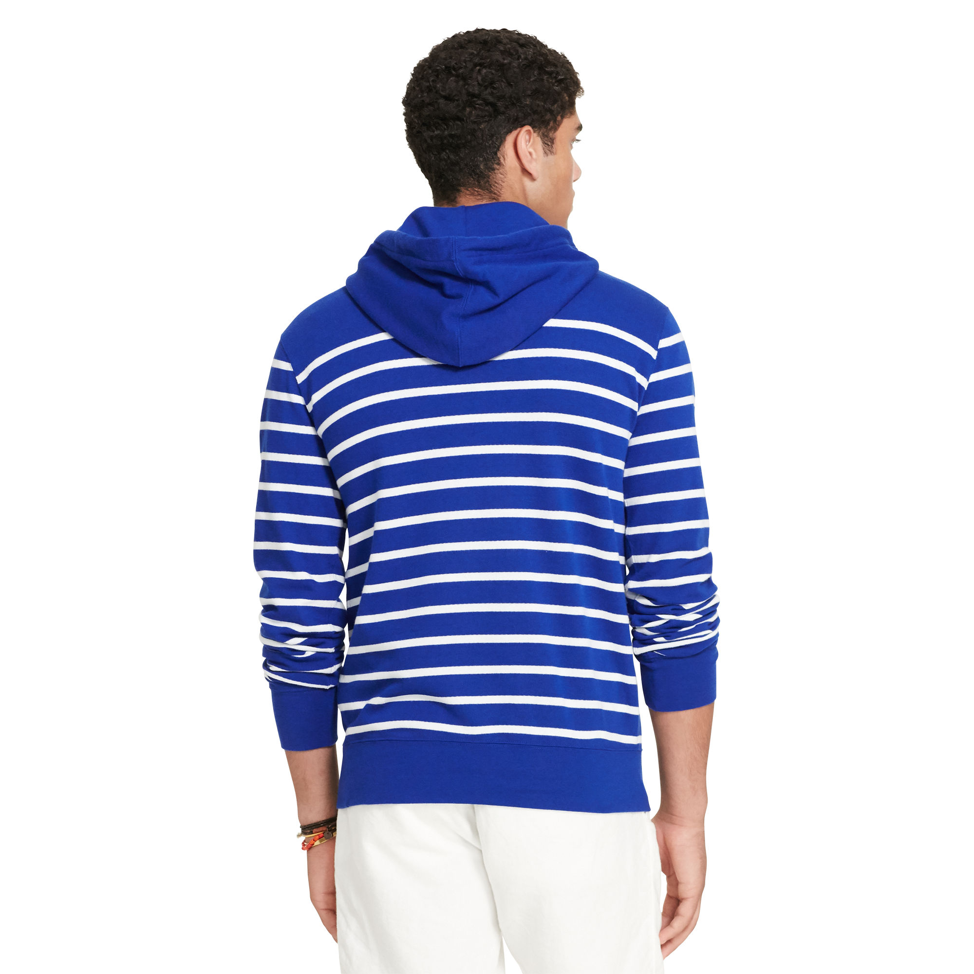 Striped French Terry Hoodie