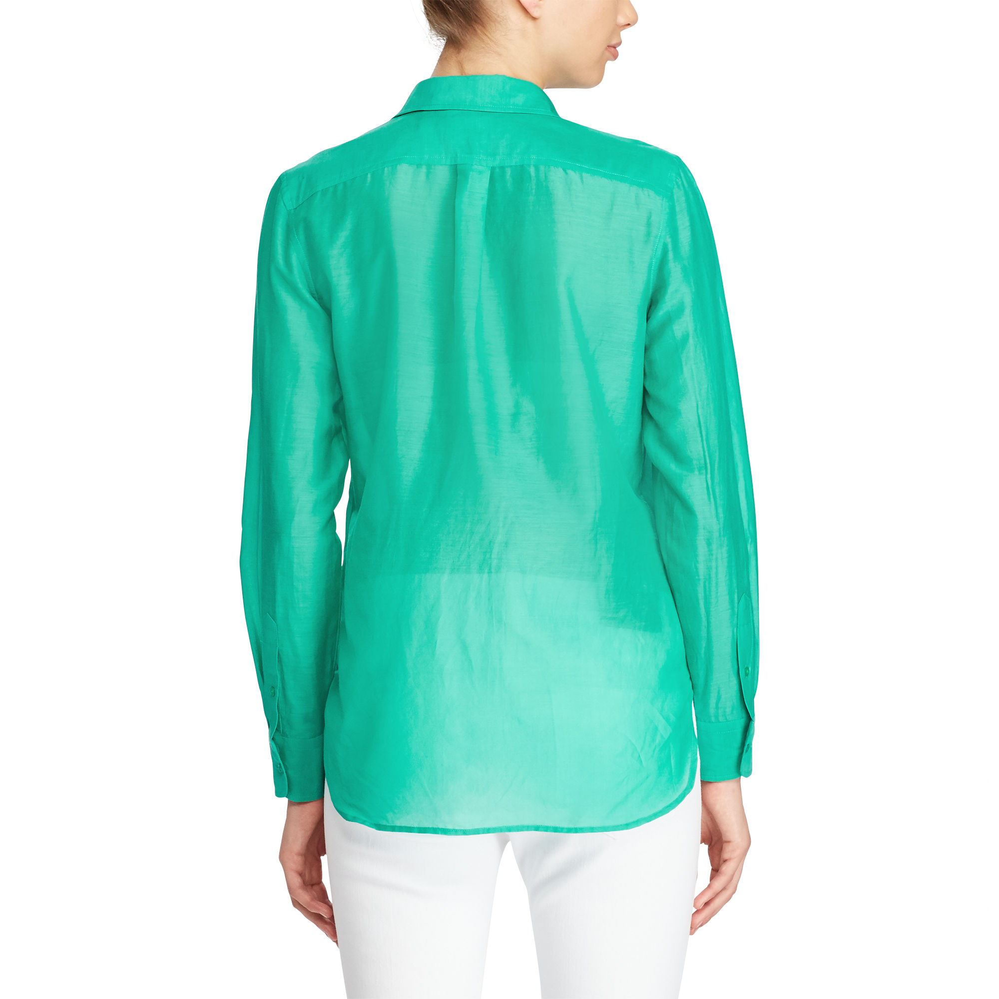 Cotton-Silk-Voile Shirt