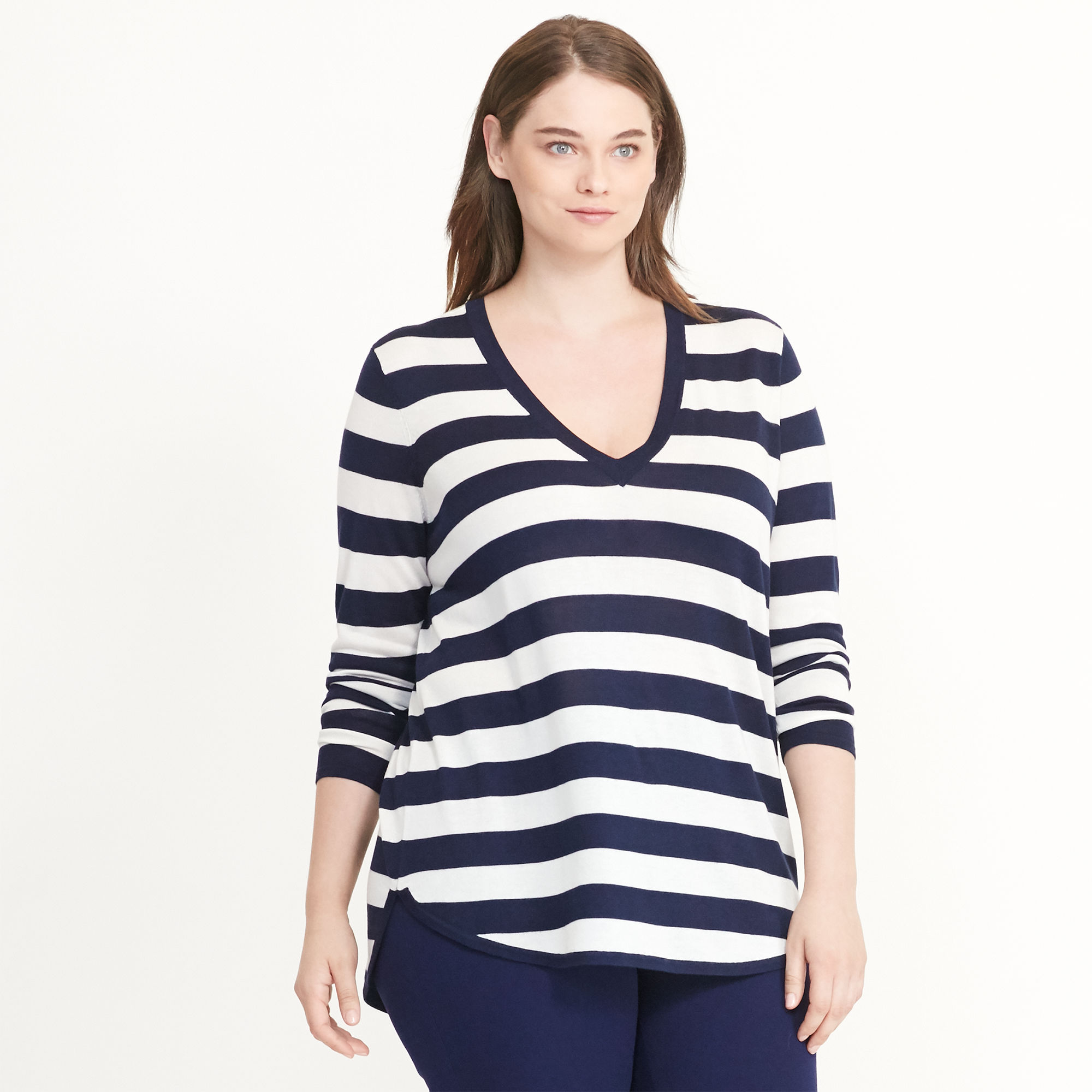 Striped Silk-Blend Sweater