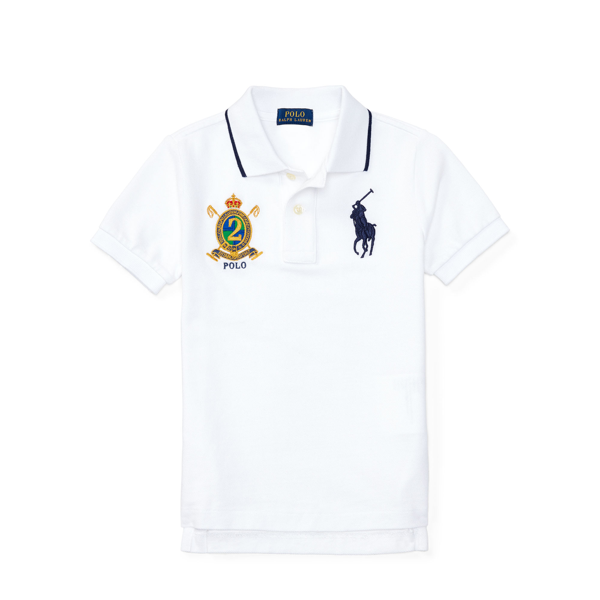 Cotton Mesh Polo Shirt