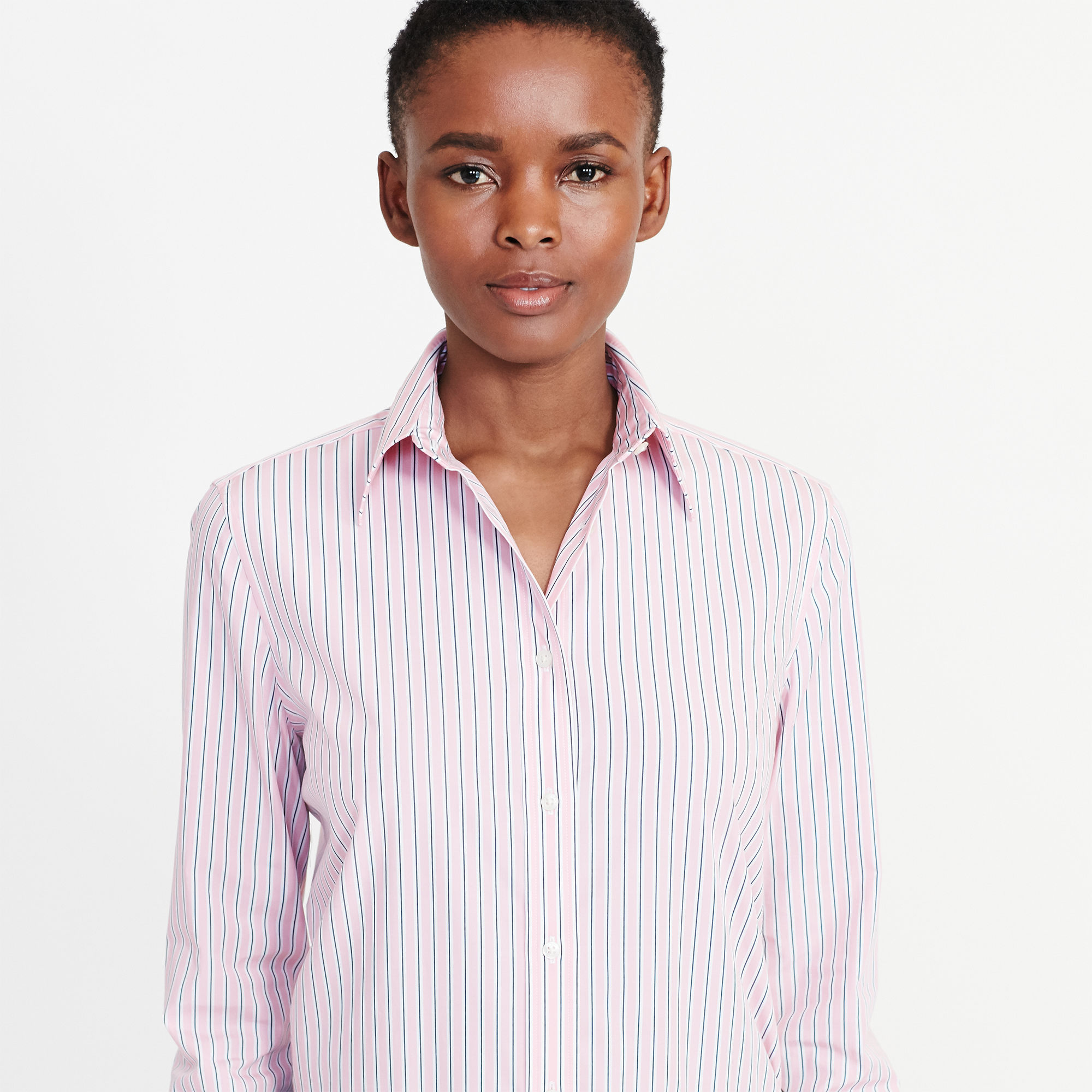 Slim Striped Cotton Shirt