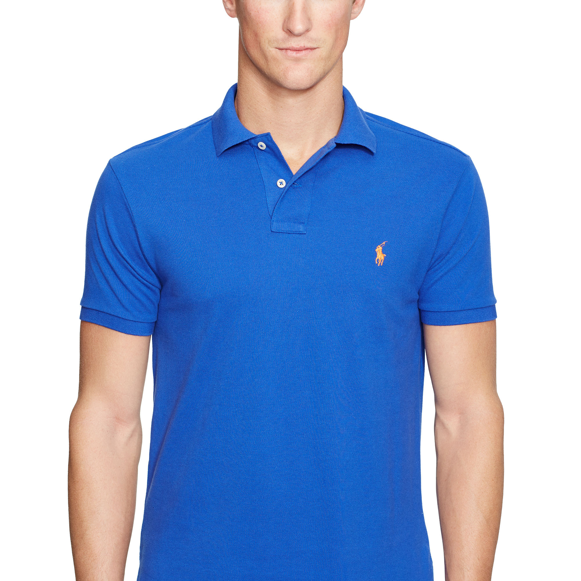 >> polo ralph lauren classic-fit mesh polo shirt