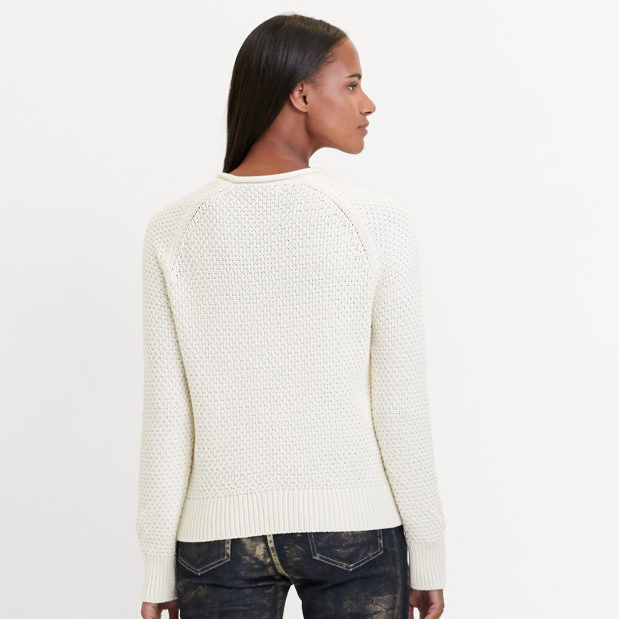 Cotton Raglan Sweater