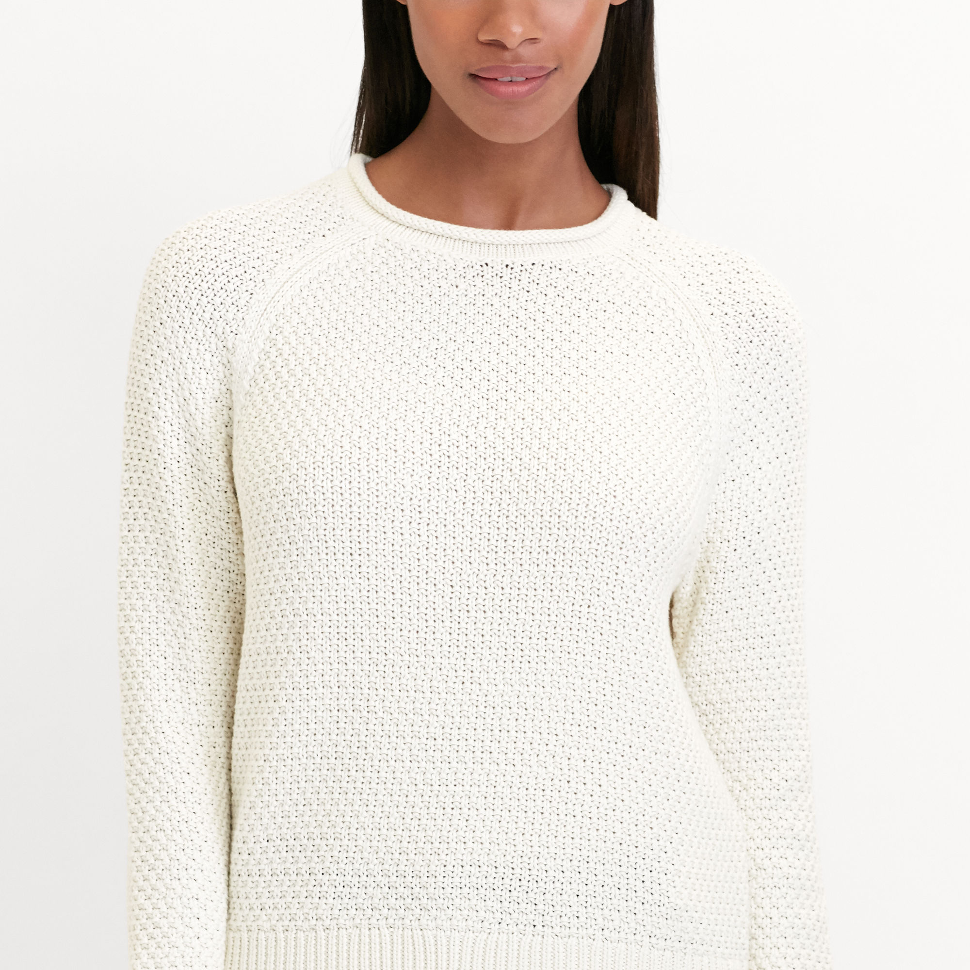 Cotton Raglan Sweater