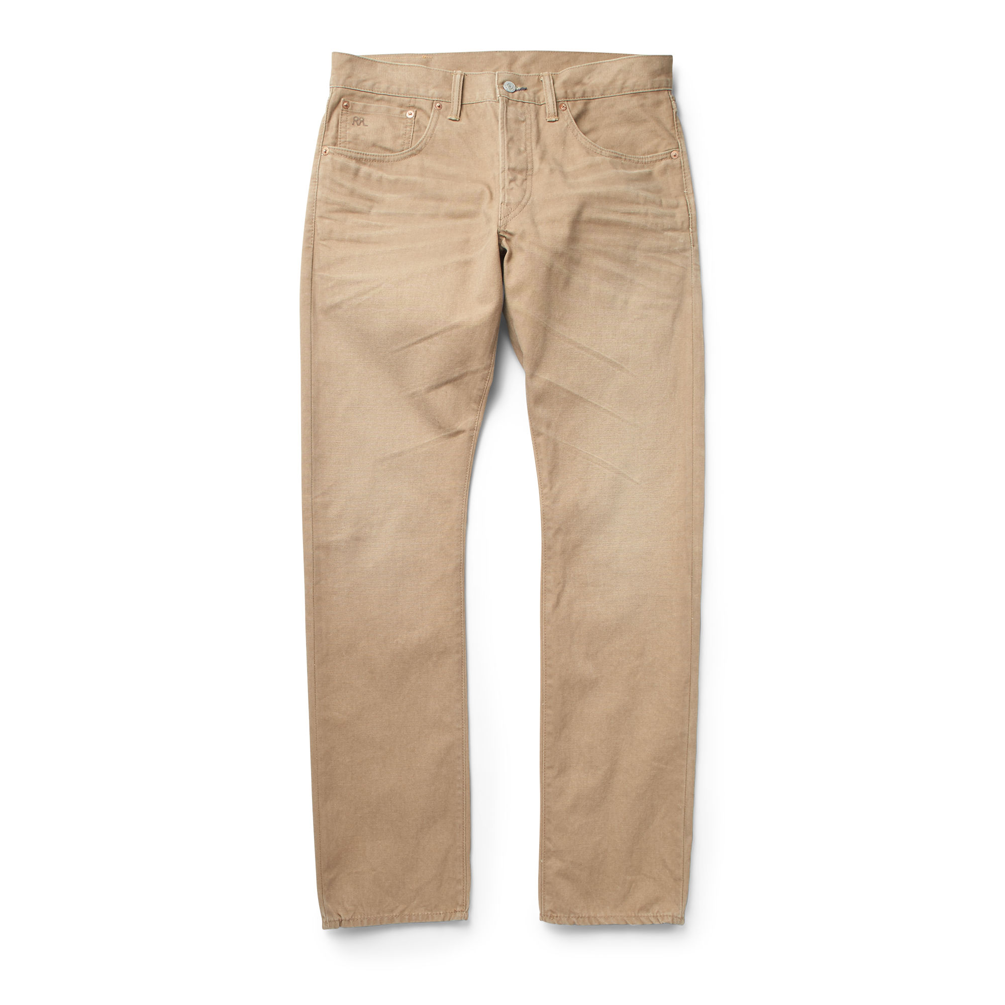 slim-fit canvas pant