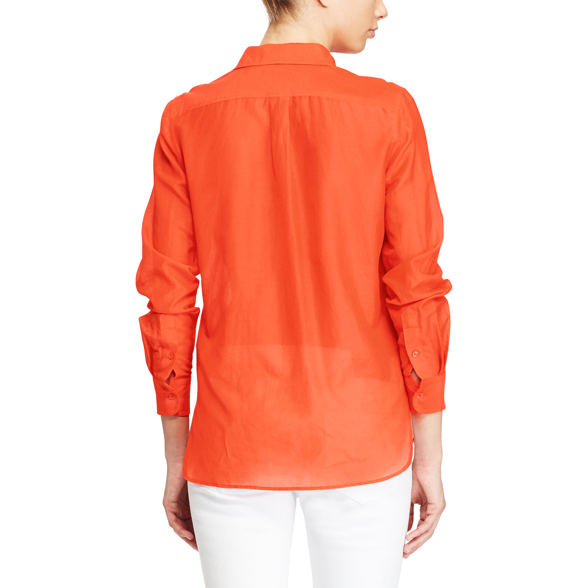 Cotton-Silk-Voile Shirt