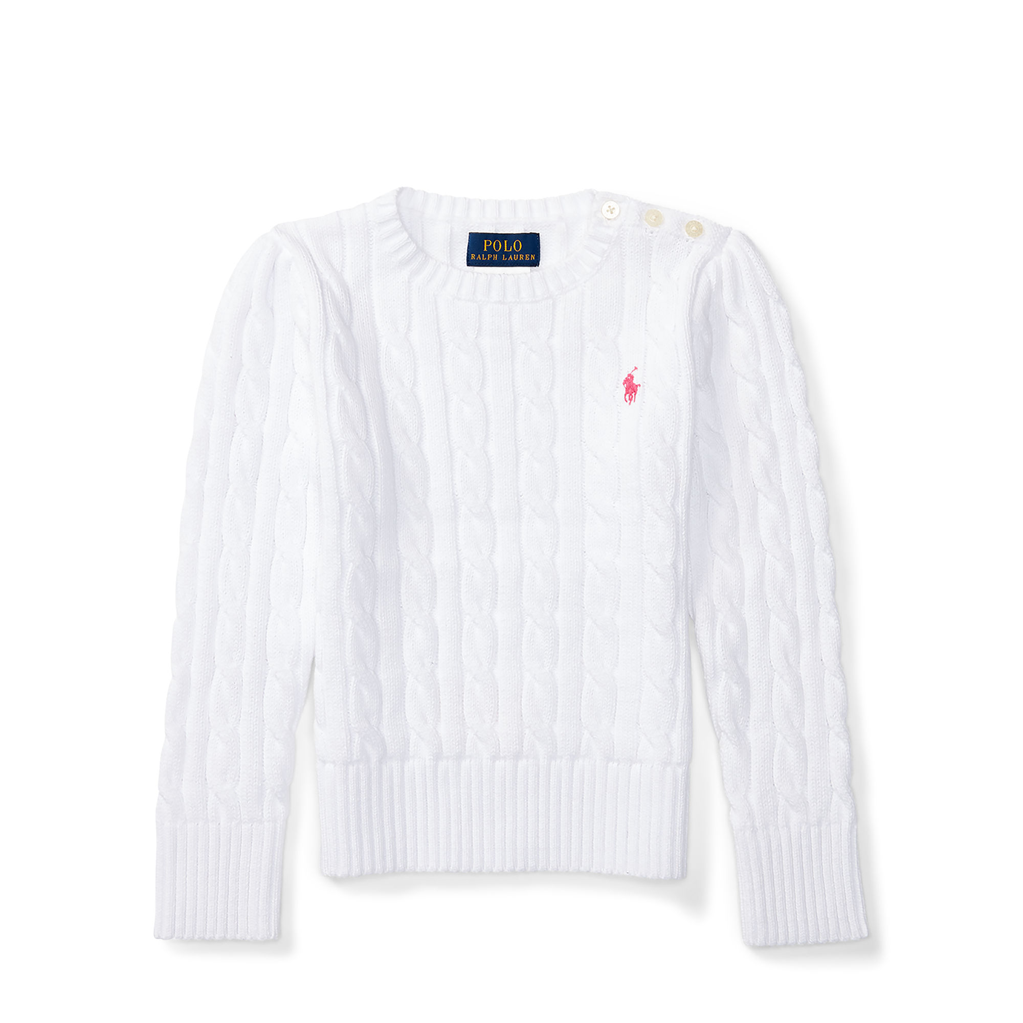 Cable Combed Cotton Sweater